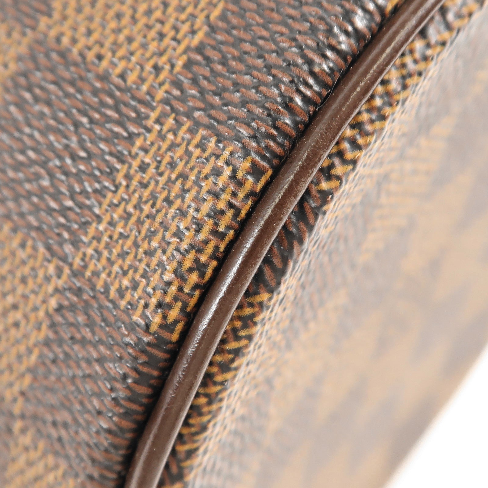 LOUIS VUITTON Damier Papillon PM金扣手挽袋