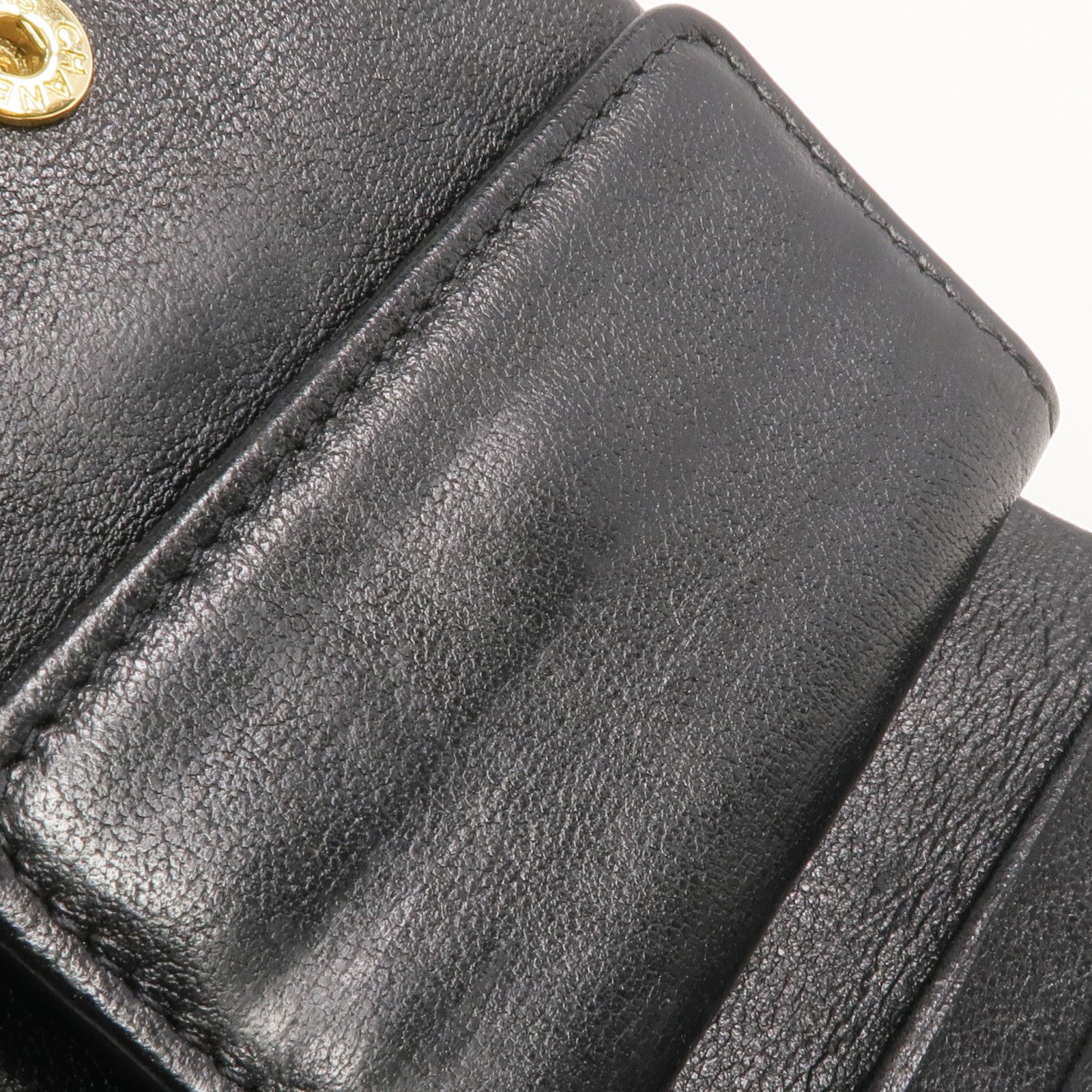 CHANEL 羊皮皮革Wallet金扣錢包