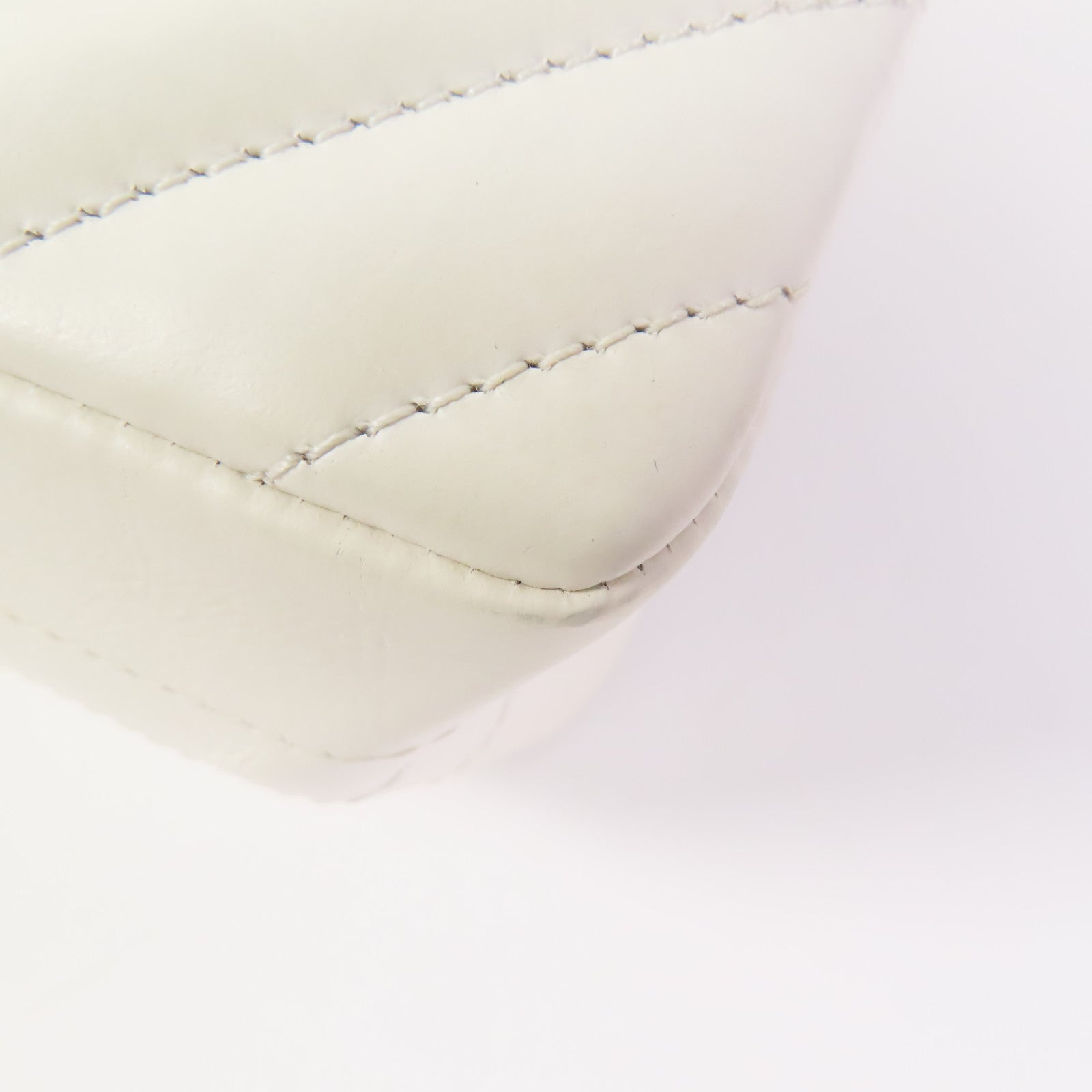 CHANEL 牛皮皮革2.55 20cm金扣鏈帶肩背袋