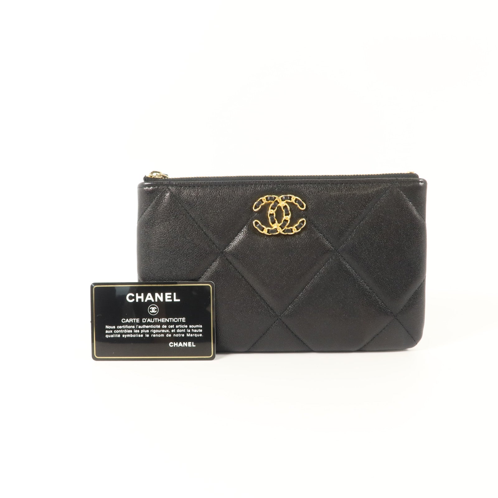 CHANEL 羊皮皮革19 Mini Pouch小袋