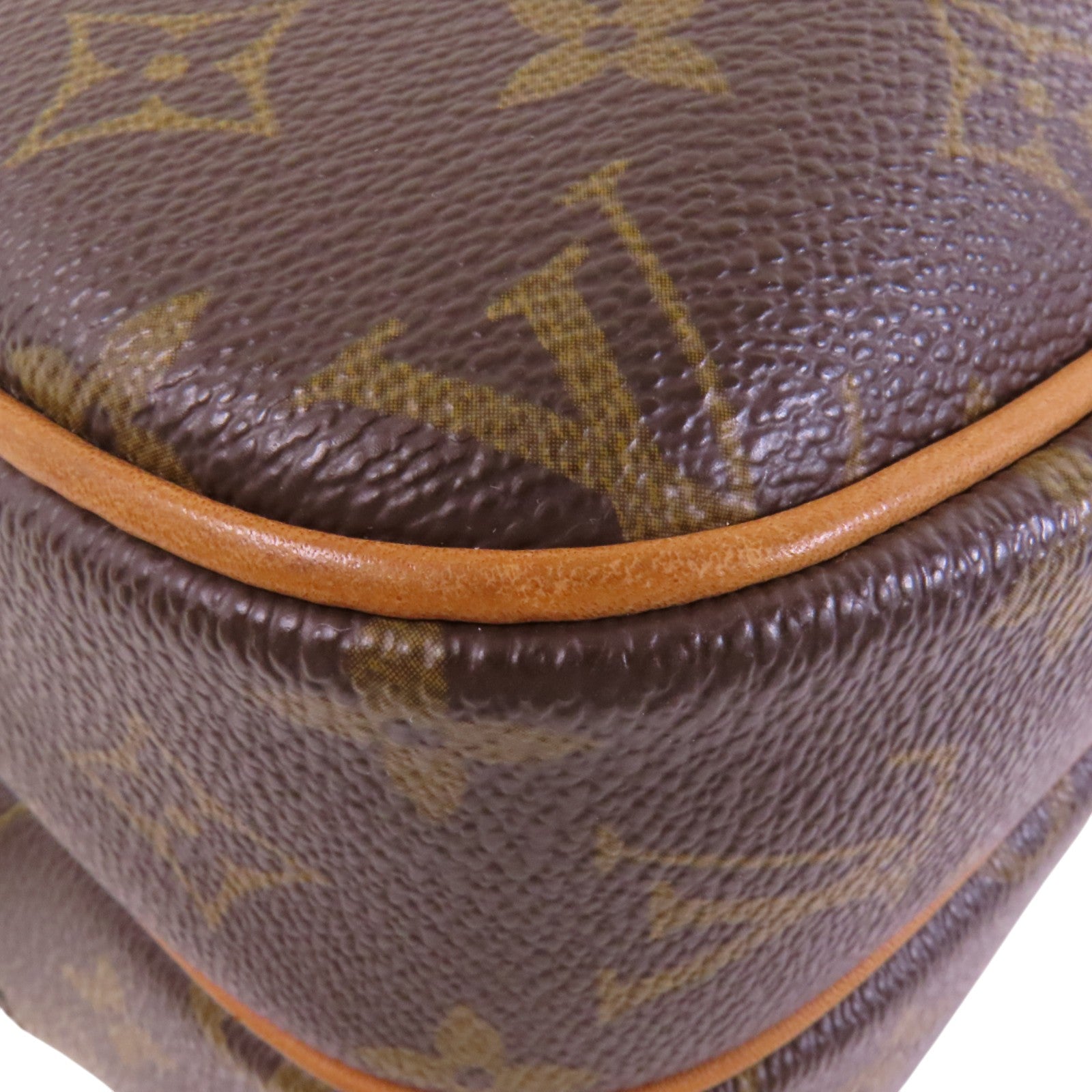 LOUIS VUITTON Monogram Reporter PM金扣肩背袋