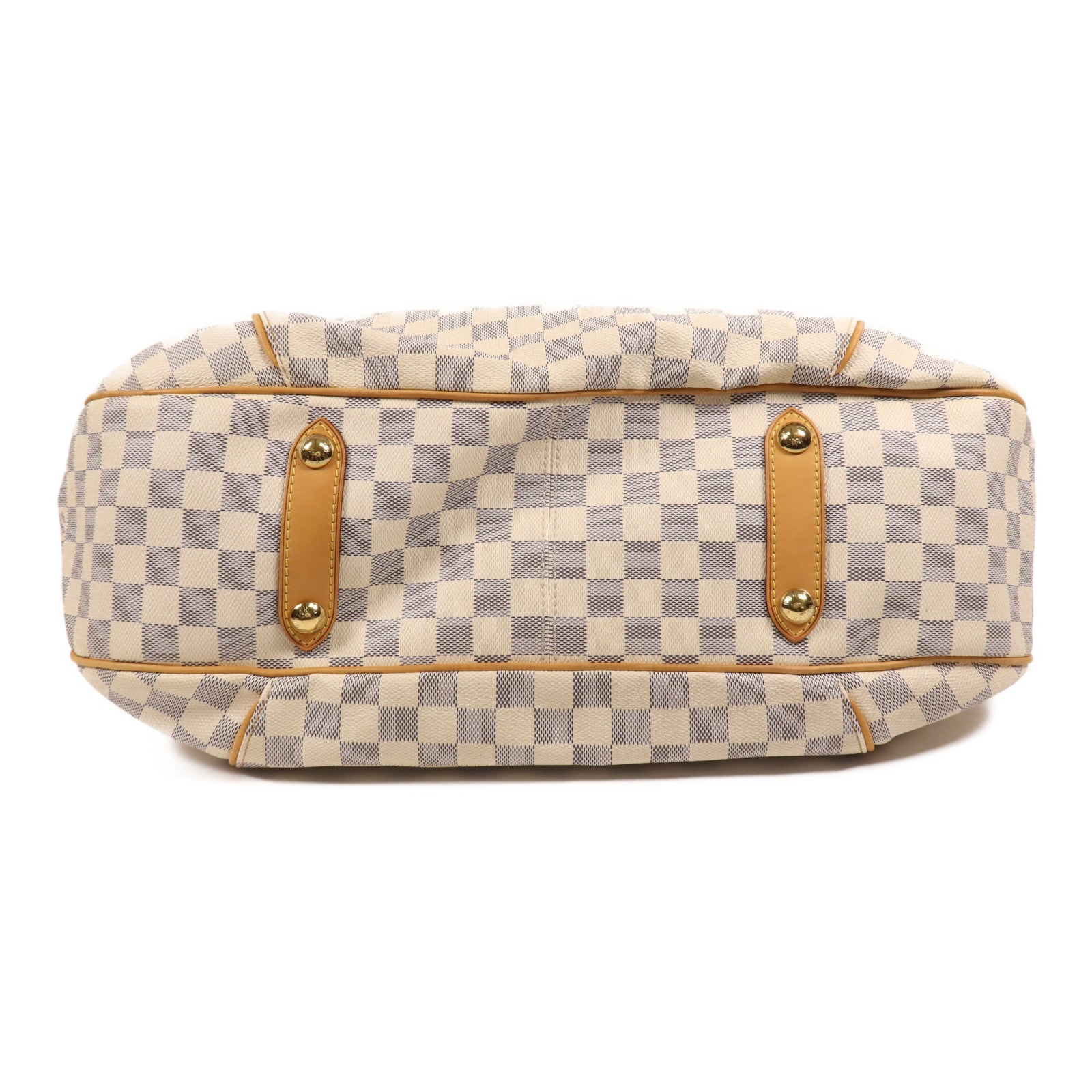 LOUIS VUITTON Damier Azur Galliera GM金扣肩背袋