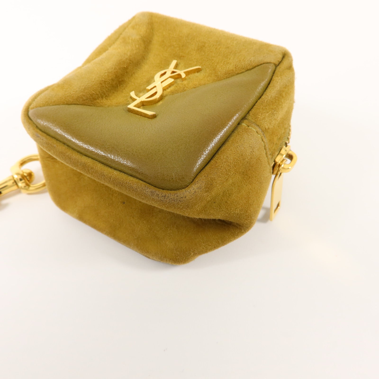 SAINT LAURENT 麂皮皮革/羊皮皮革Pouch小袋