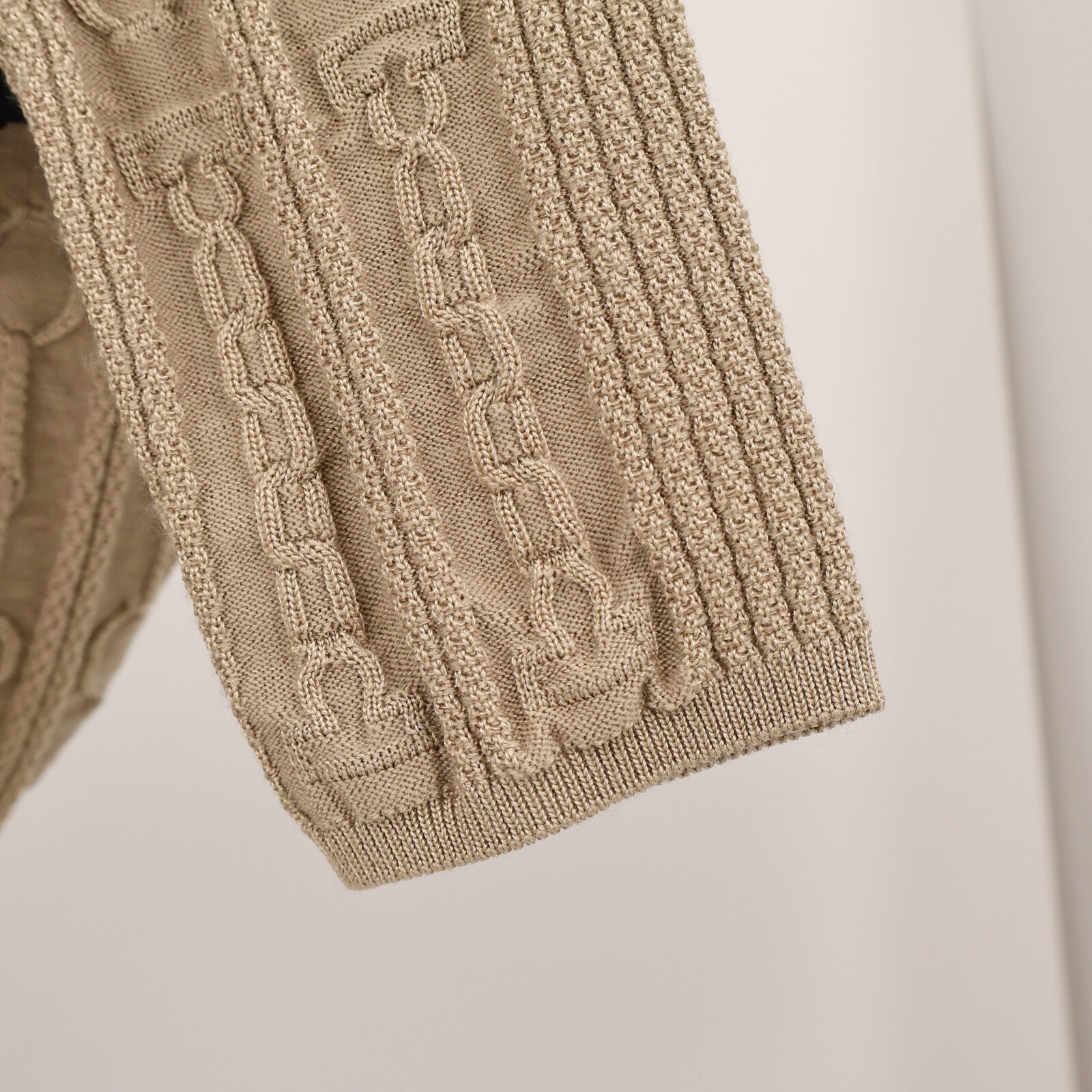 HERMES Viscose/Wool Effet Kaleidoscope Cardigan針織
