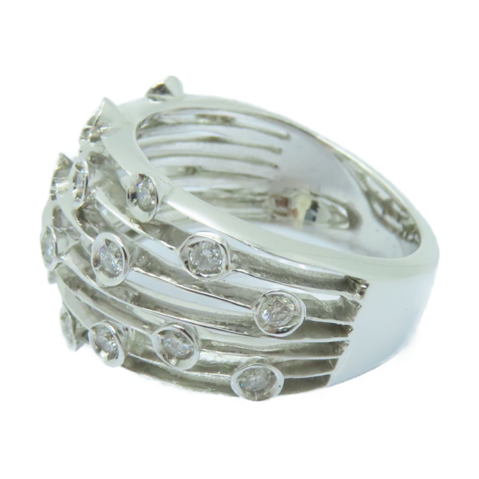 JEWELRY 【激減優惠】18K白金Ring鑽石戒指US#6