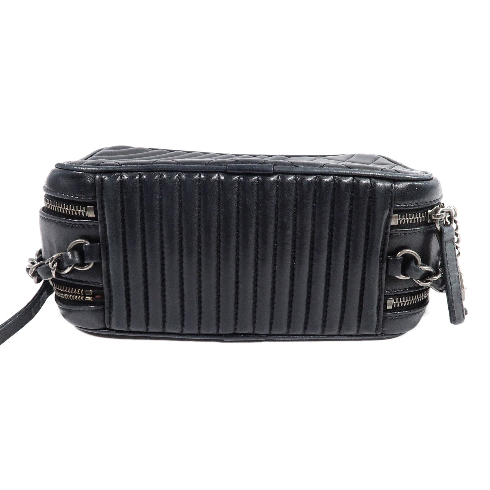 CHANEL 牛皮皮革Shoulder Bag鏈帶肩背袋
