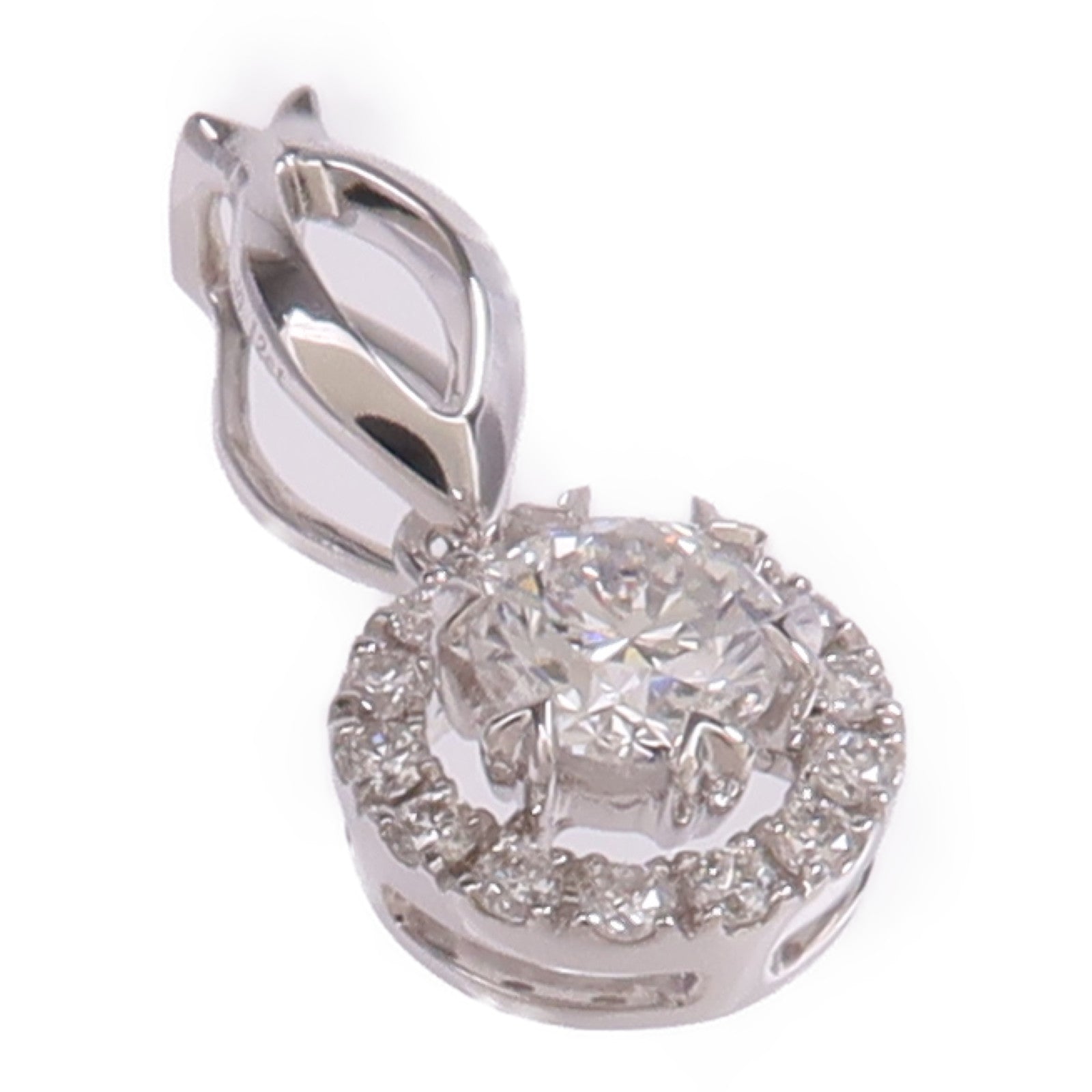 JEWELRY 18K白金Diamond Pendant Top鑽石吊墜