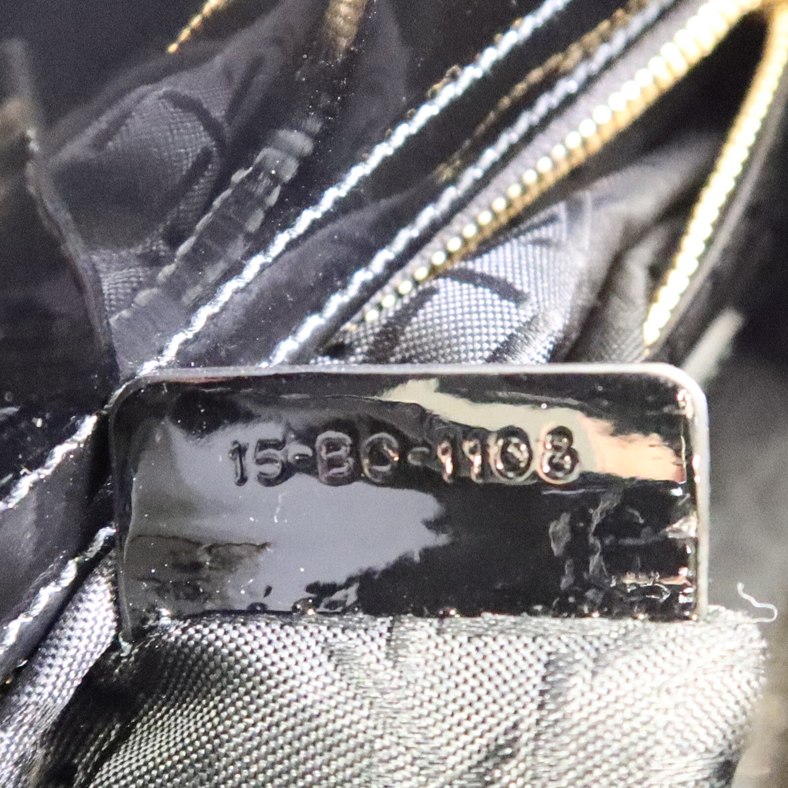 Dior 漆皮皮革Lady Dior Mini手挽肩背兩用袋