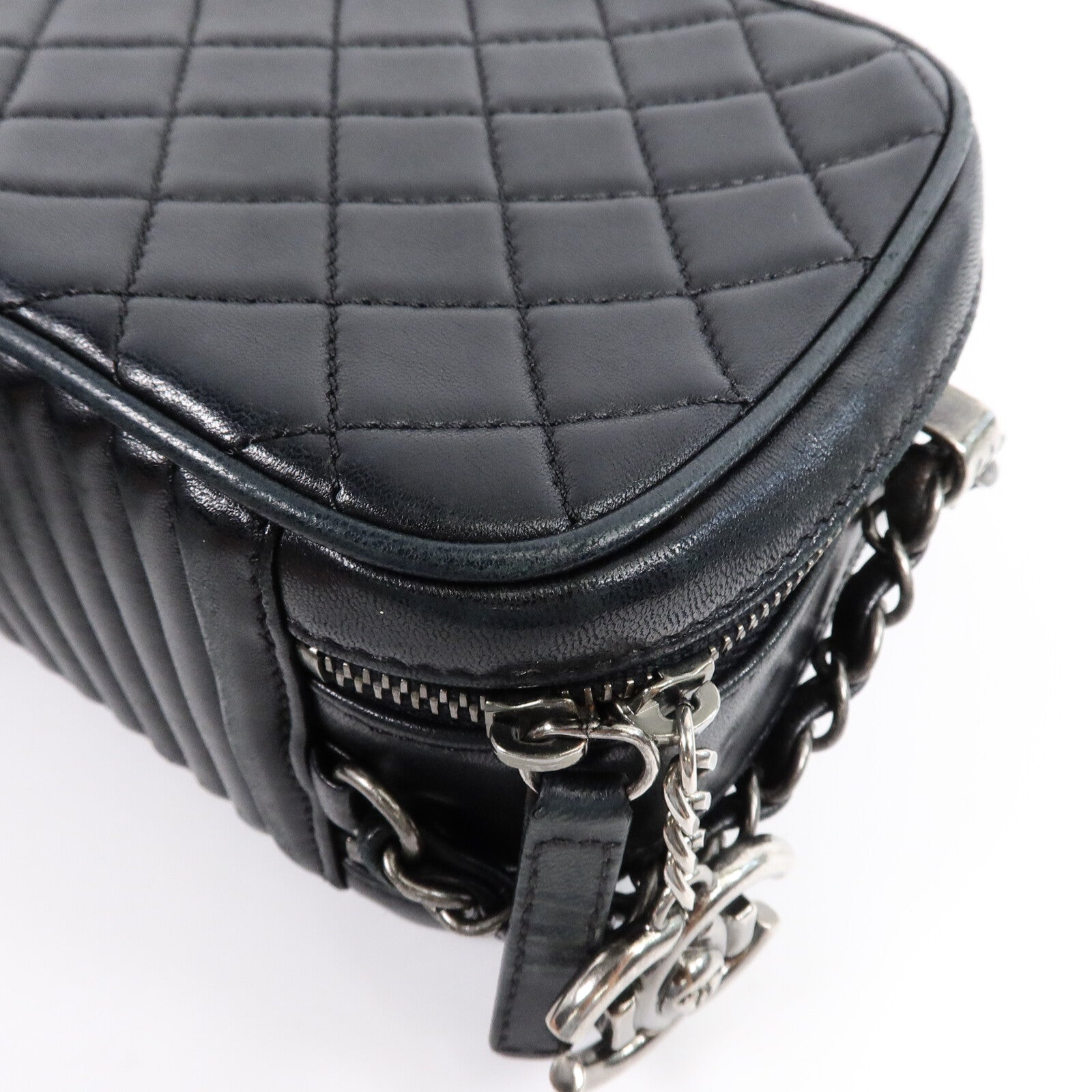 CHANEL 牛皮皮革Shoulder Bag鏈帶肩背袋