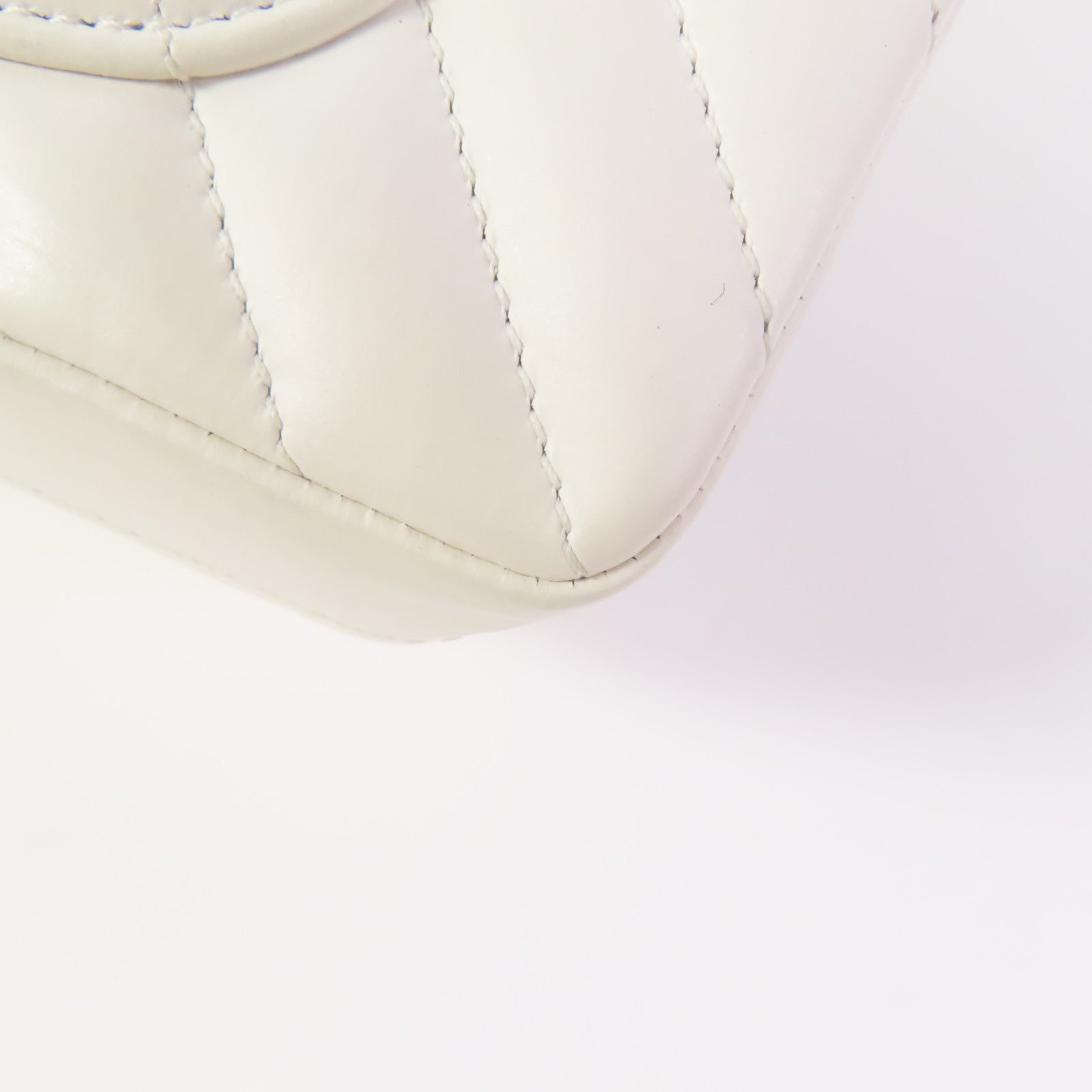 CHANEL 牛皮皮革2.55 20cm金扣鏈帶肩背袋