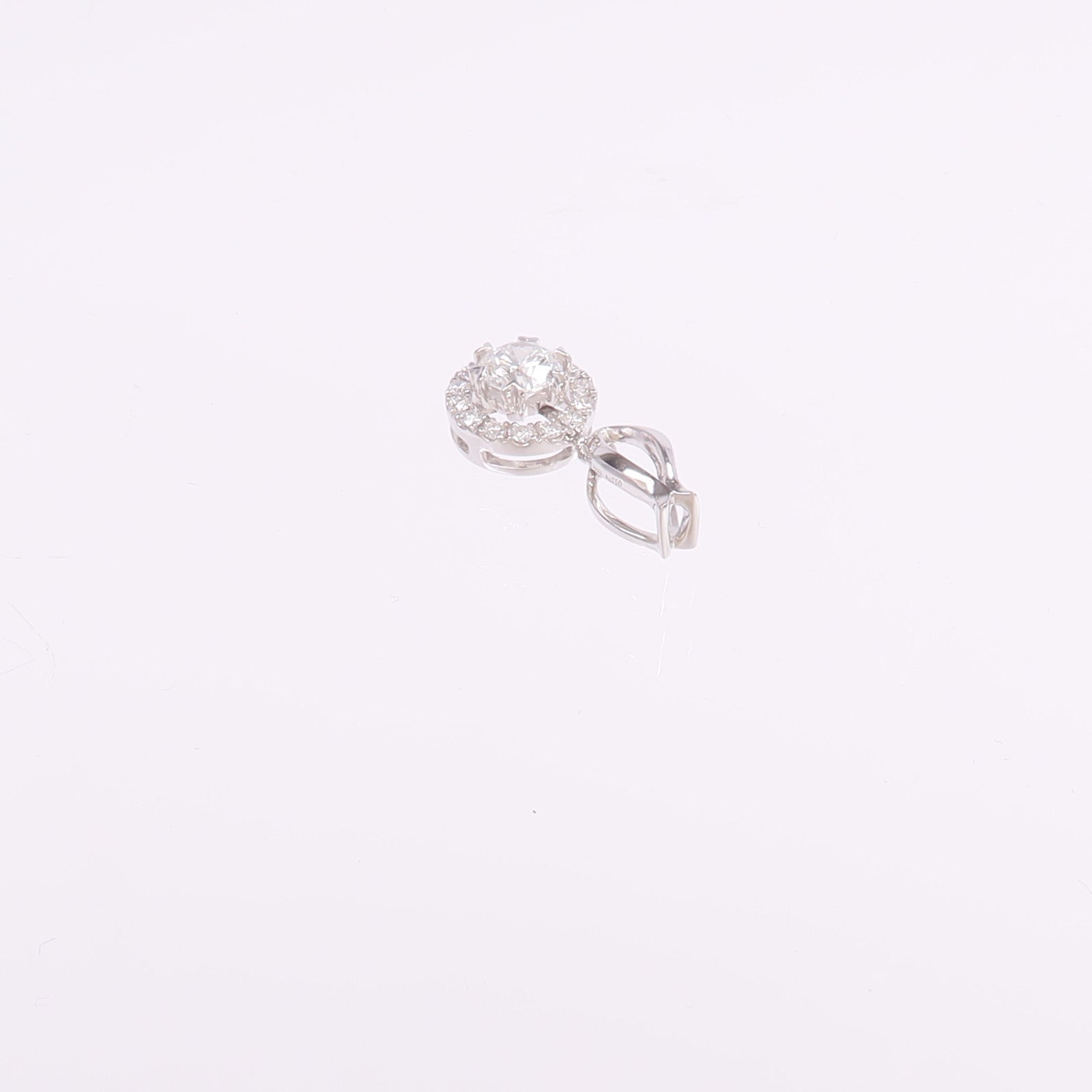 JEWELRY 18K白金Diamond Pendant Top鑽石吊墜