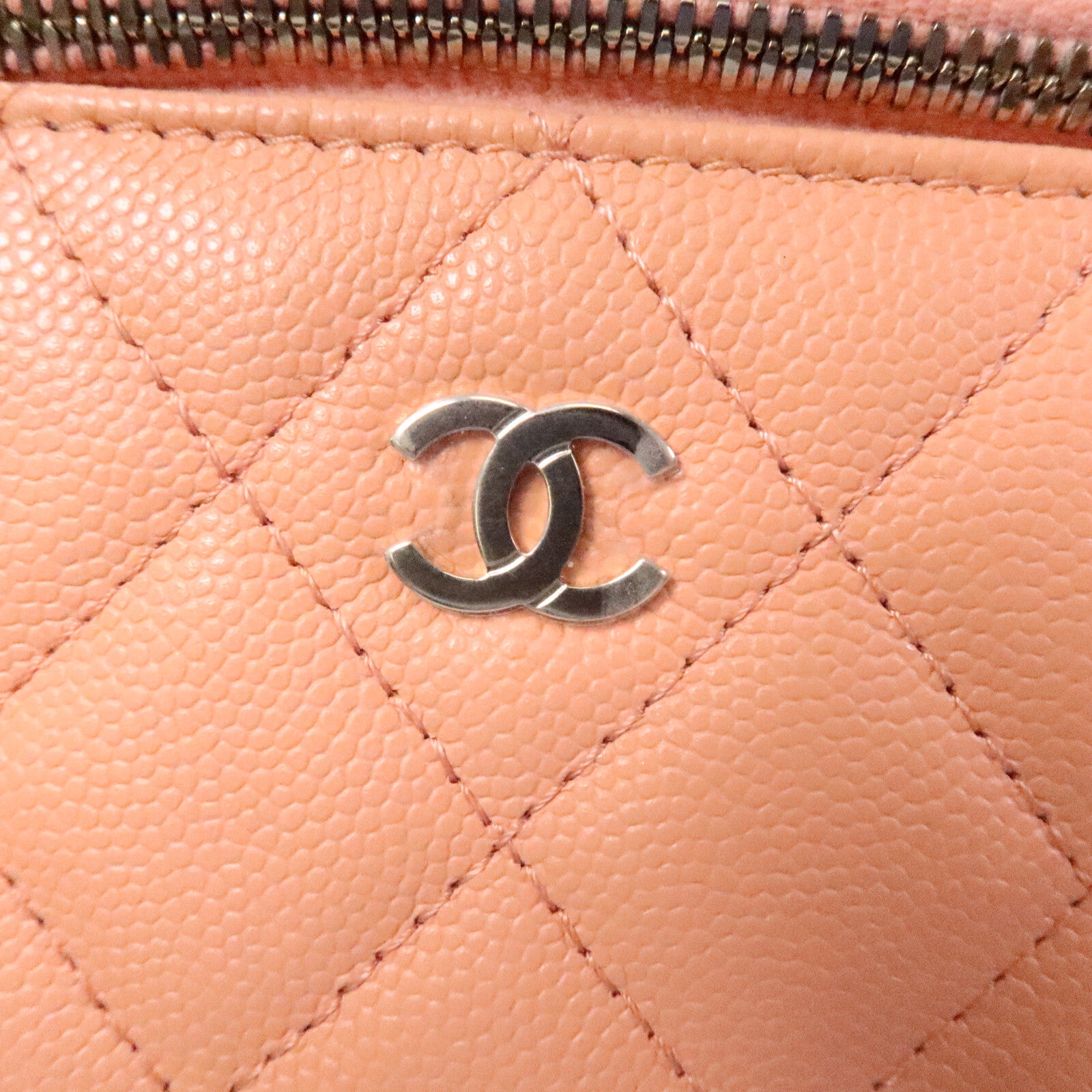 CHANEL 牛皮皮革Vanity肩背袋