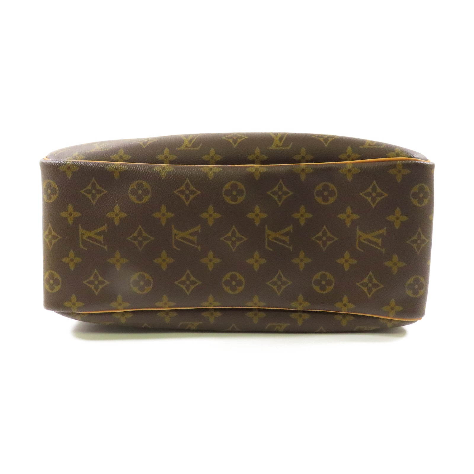 LOUIS VUITTON【激減優惠】 Monogram Deauville金扣手挽袋棕色