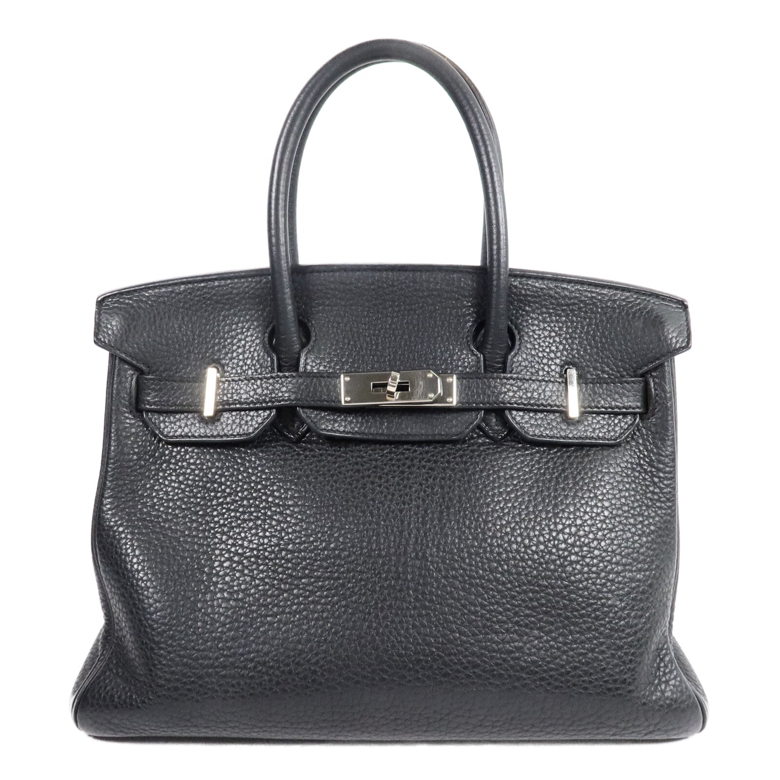 HERMES Togo皮革Birkin 30手挽袋Noir