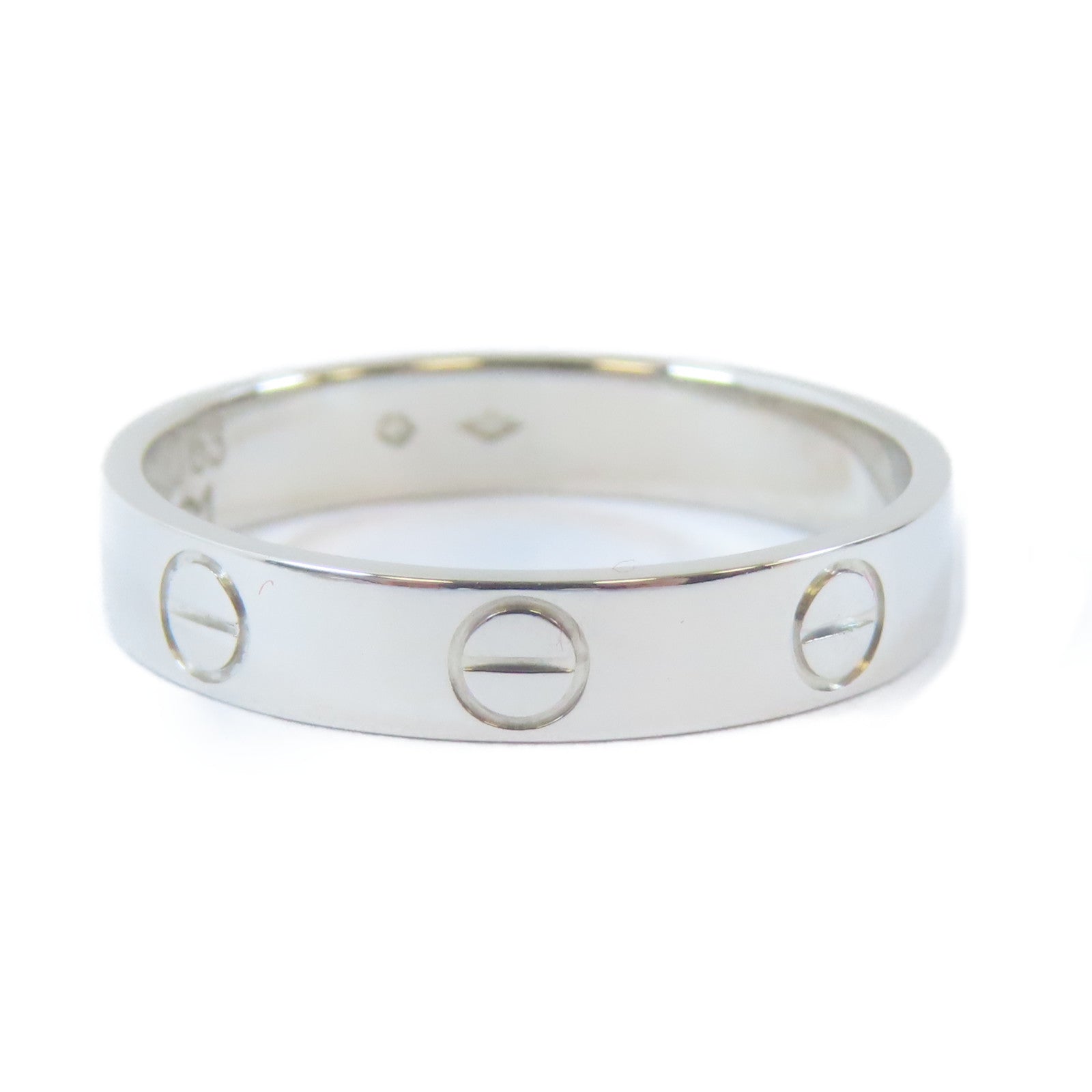 CARTIER 【激減優惠】PT950白金Love Wedding Band Ring戒指Cartier#53/US#6.5