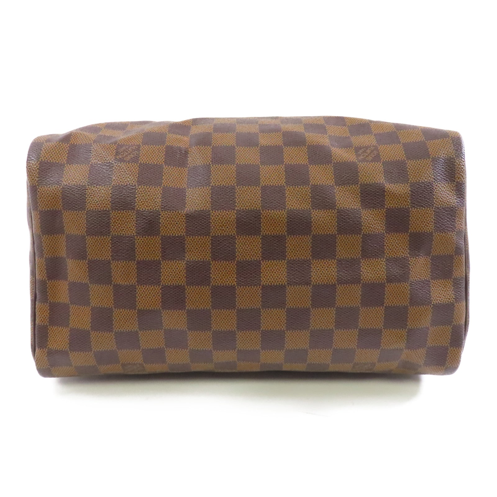 LOUIS VUITTON Damier Speedy 30金扣手挽袋啡色