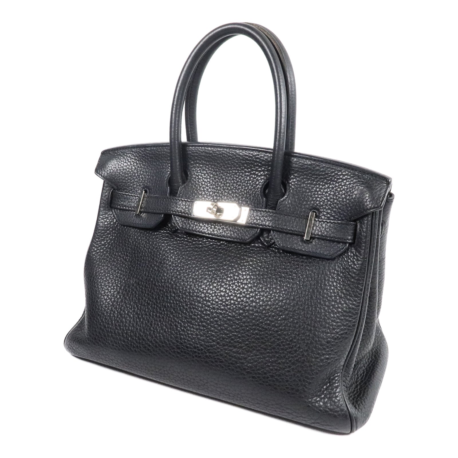 HERMES Togo皮革Birkin 30手挽袋Noir
