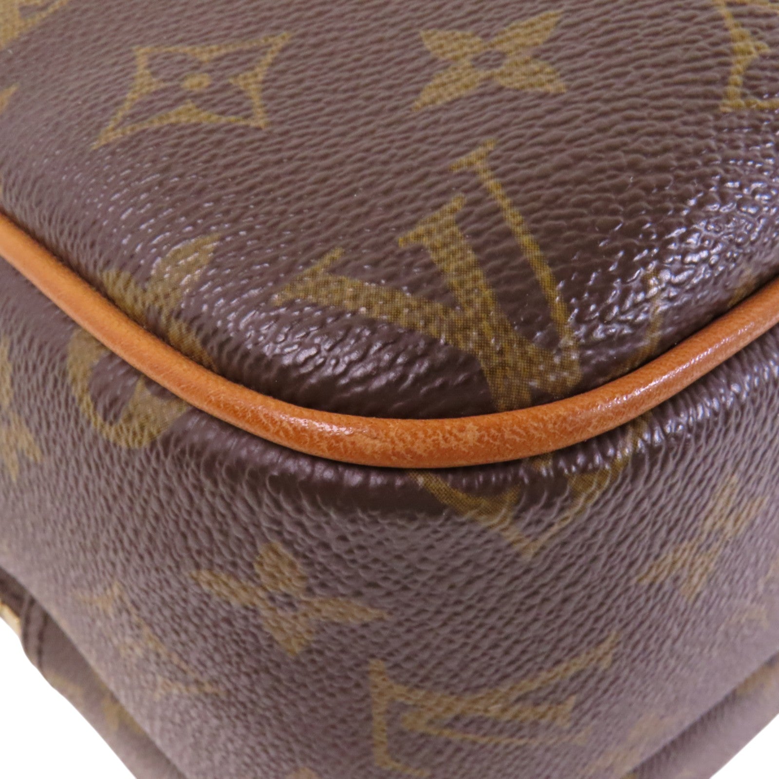 LOUIS VUITTON Monogram Reporter PM金扣肩背袋