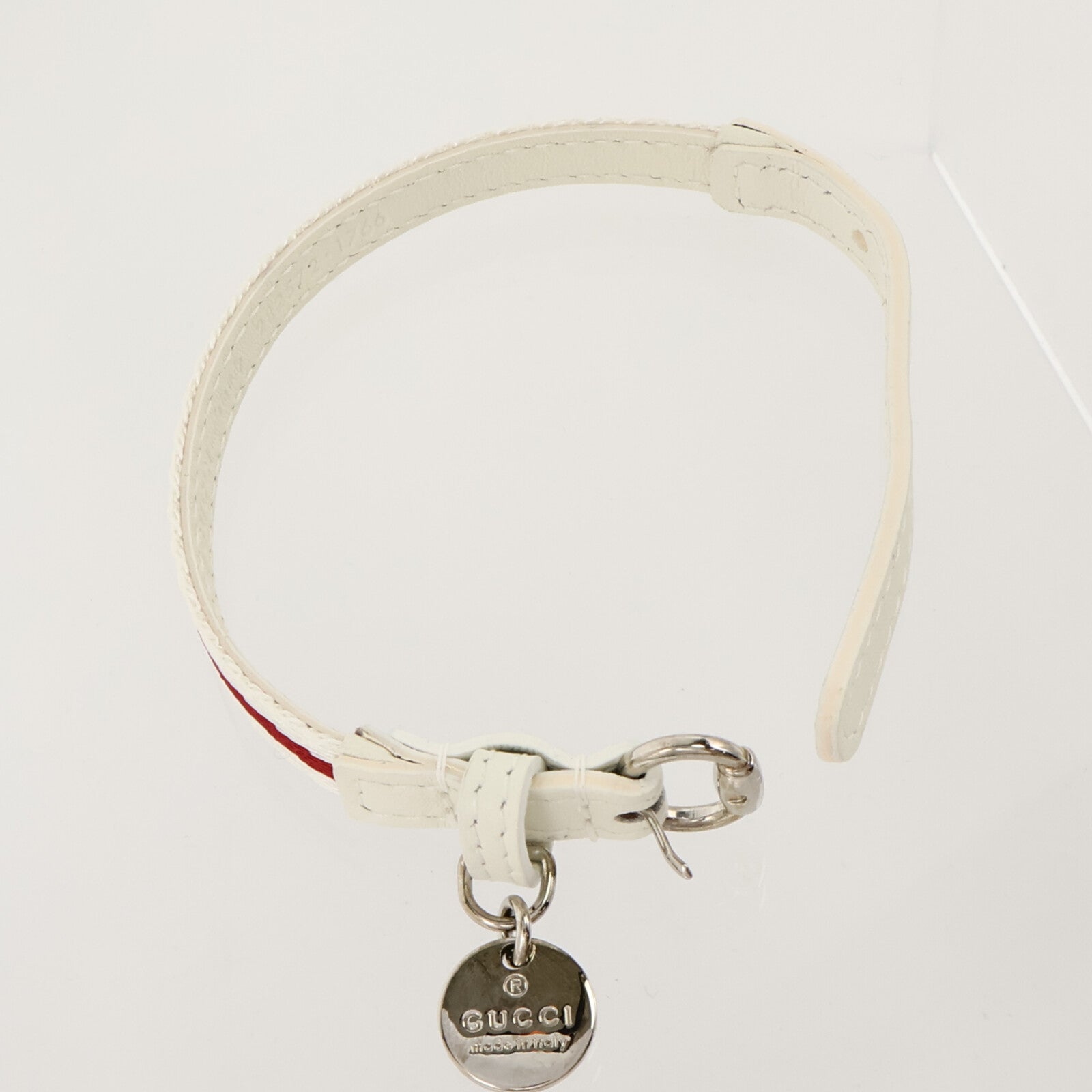 GUCCI 皮革/金屬Charity Bracelet手鏈