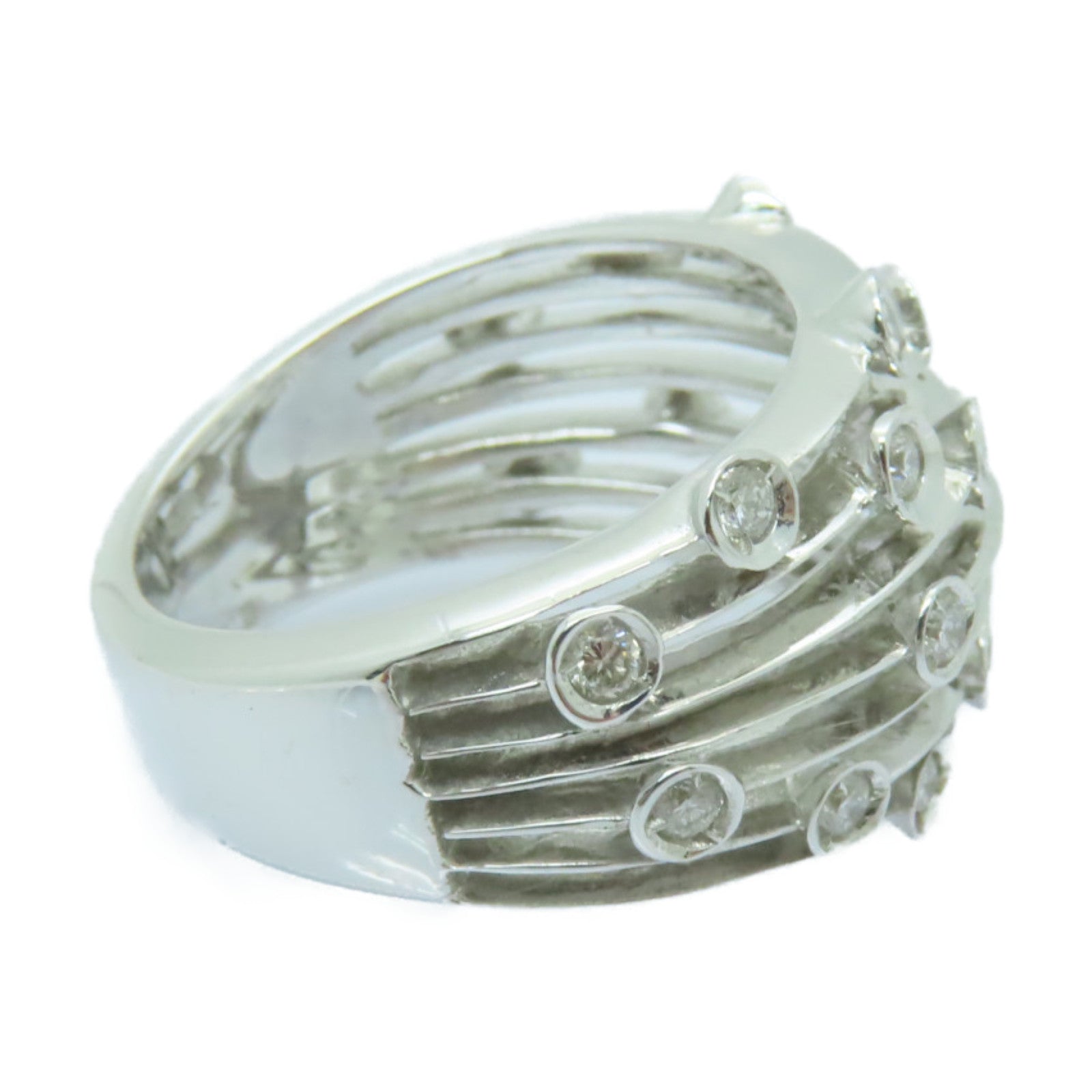 JEWELRY 【激減優惠】18K白金Ring鑽石戒指US#6