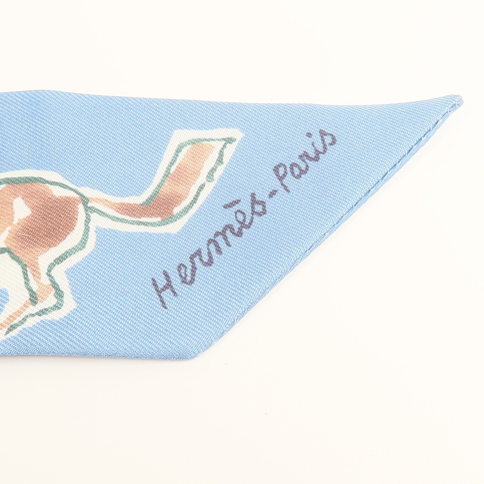 HERMES 絲質Twilly絲巾