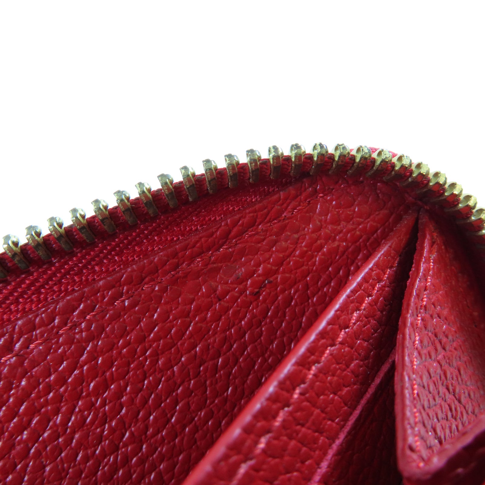 LOUIS VUITTON **【激減優惠】Monogram Empreinte Long Wallet金扣長錢包深藍色/紅色