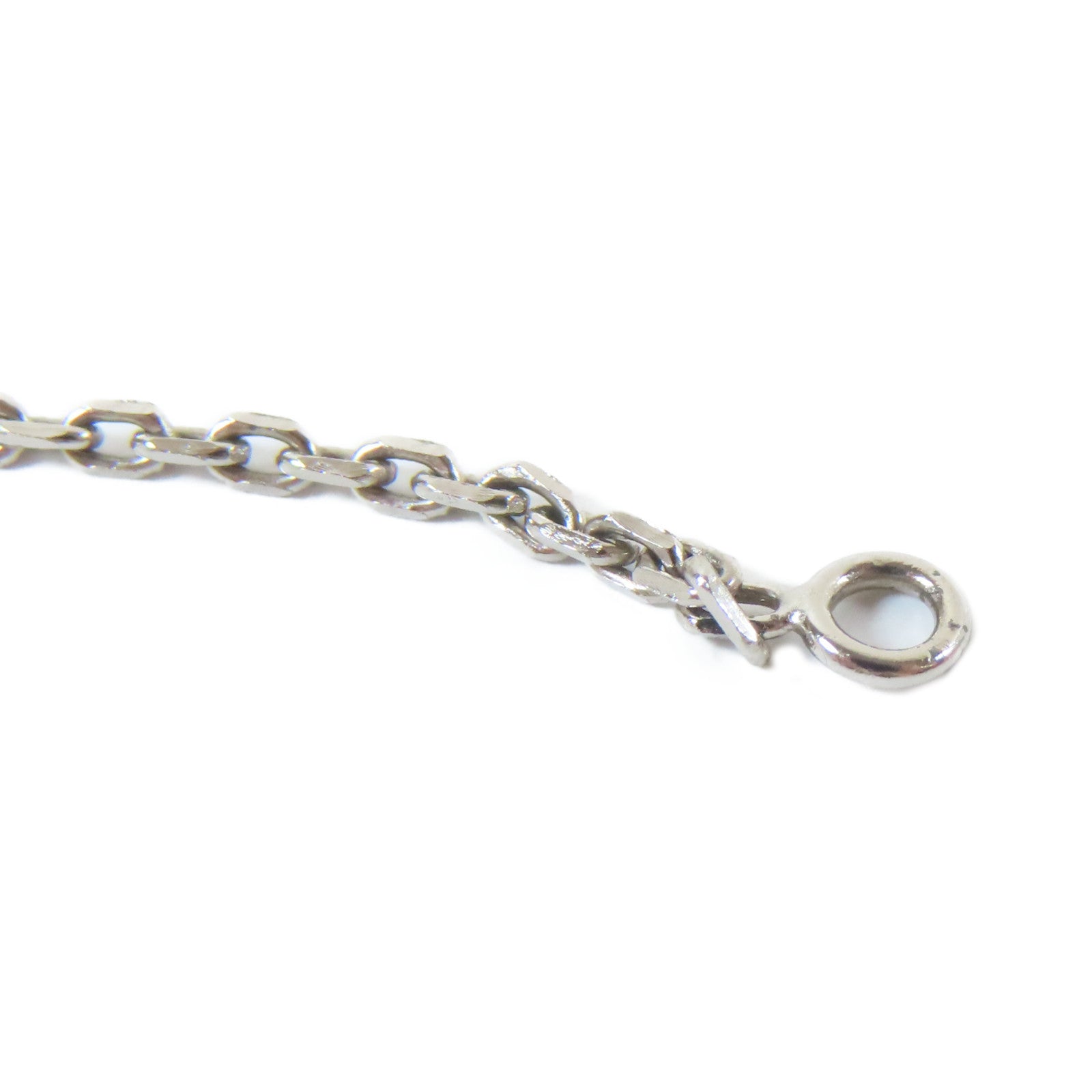 HERMES 金屬Pop H Nceklace Large項鍊櫻花粉色/銀色#40cm