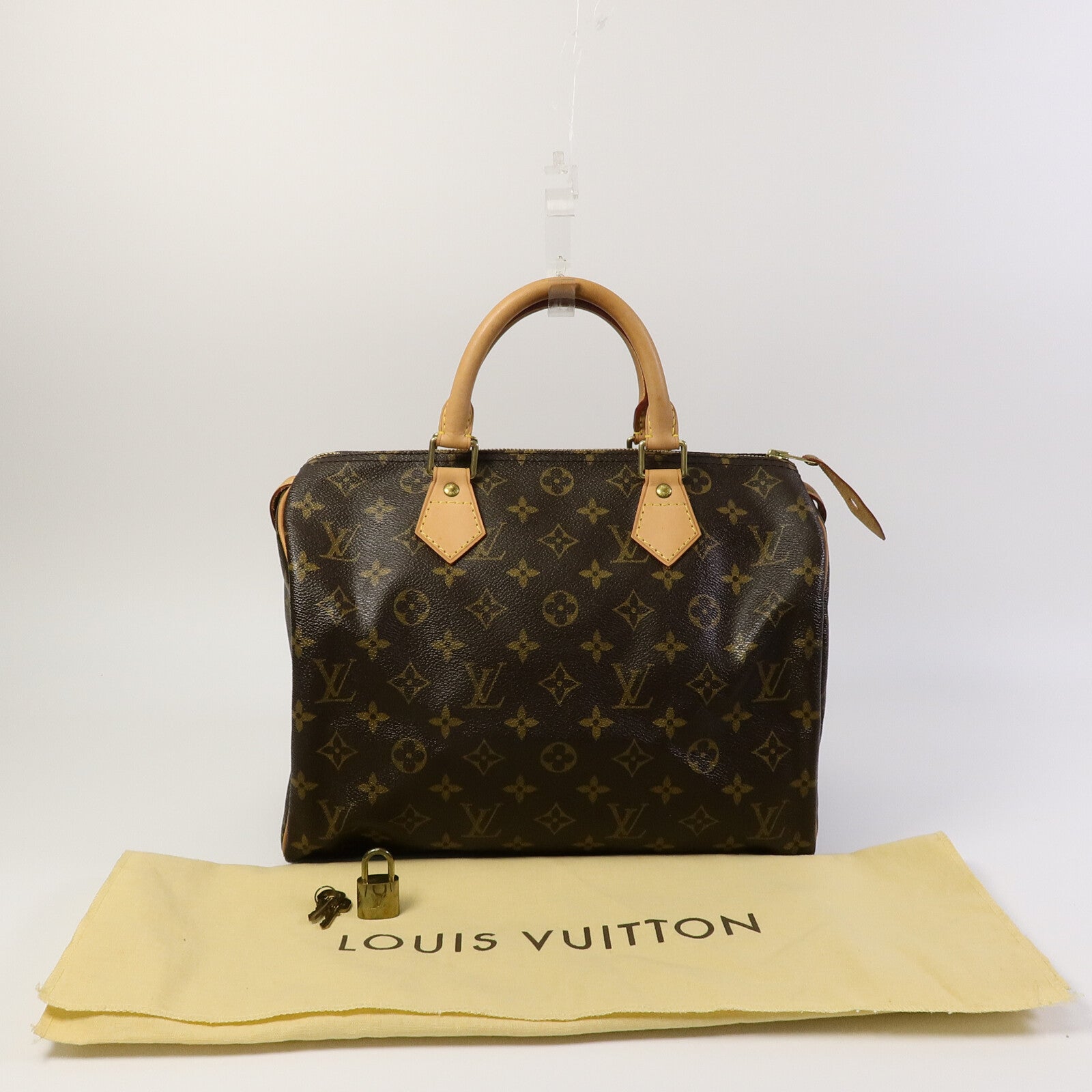 LOUIS VUITTON Monogram Speedy 30手挽袋
