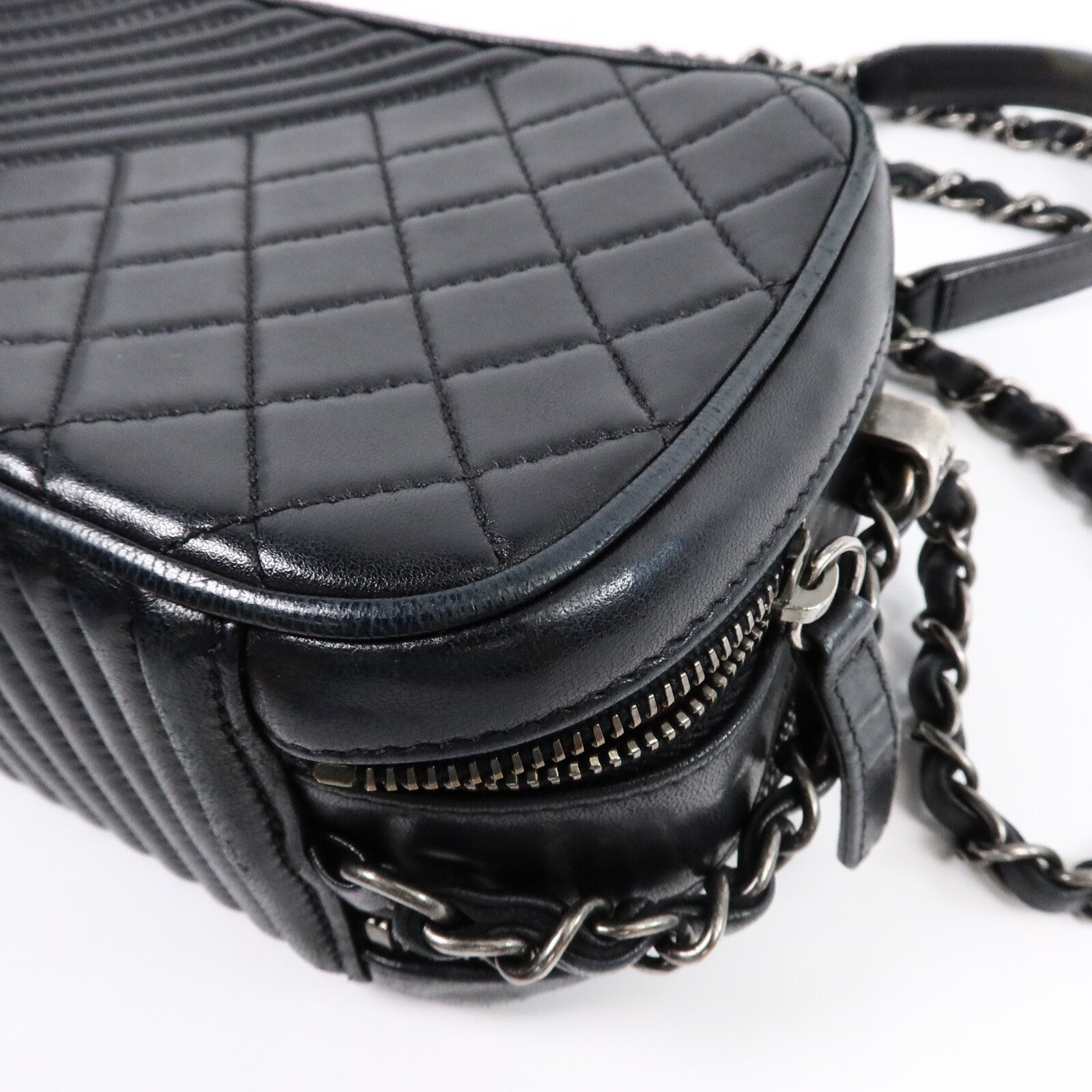 CHANEL 牛皮皮革Shoulder Bag鏈帶肩背袋