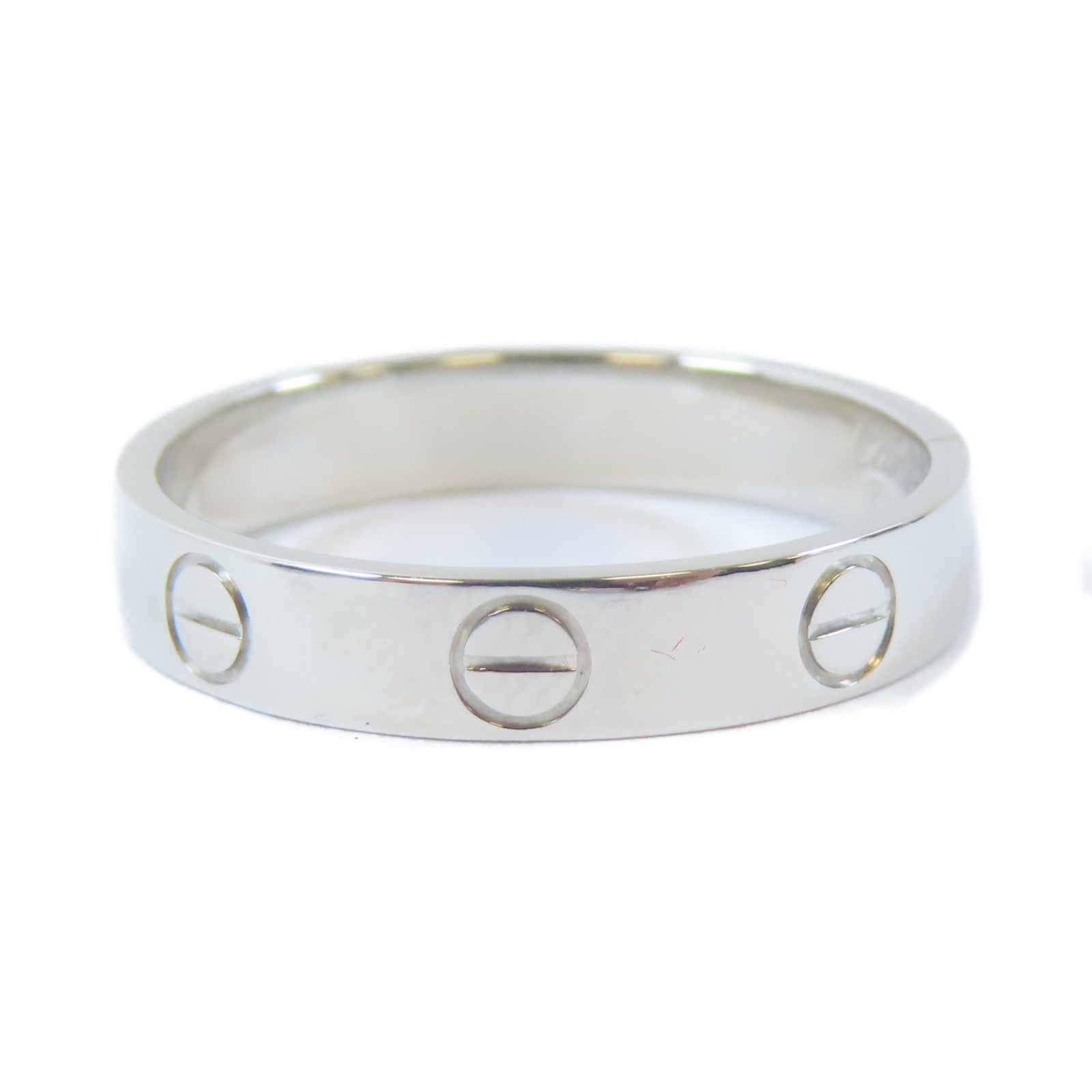 CARTIER 【激減優惠】PT950白金Love Wedding Band Ring戒指Cartier#53/US#6.5