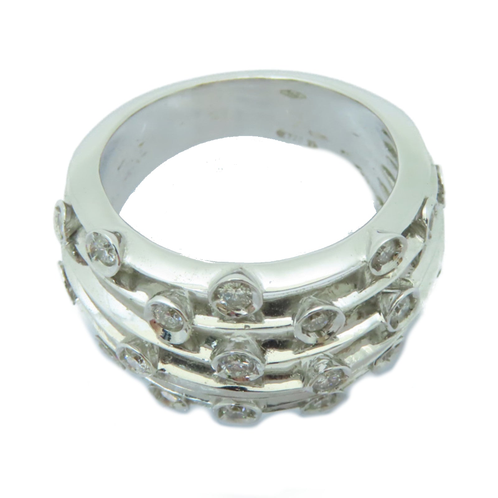 JEWELRY 【激減優惠】18K白金Ring鑽石戒指US#6