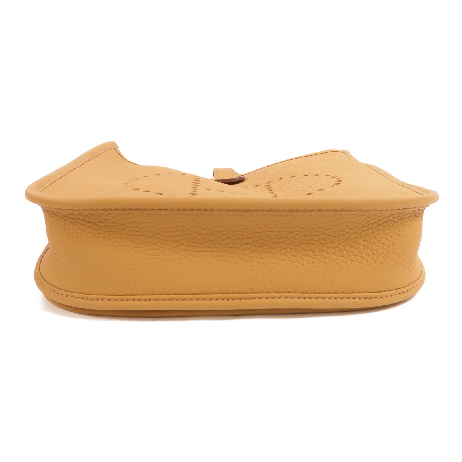 HERMES Clemence皮革Evelyne 23肩背袋Biscuit