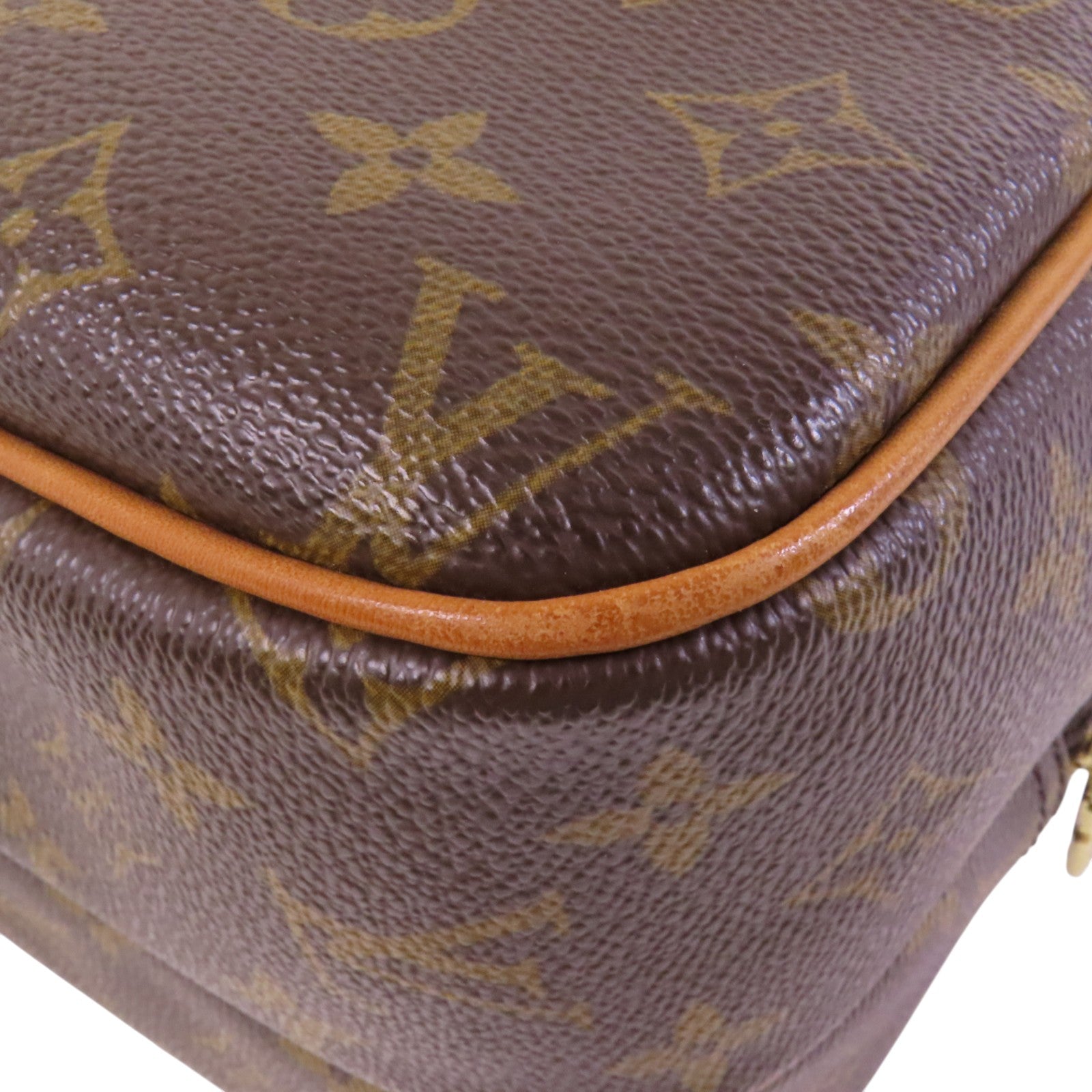 LOUIS VUITTON Monogram Reporter PM金扣肩背袋