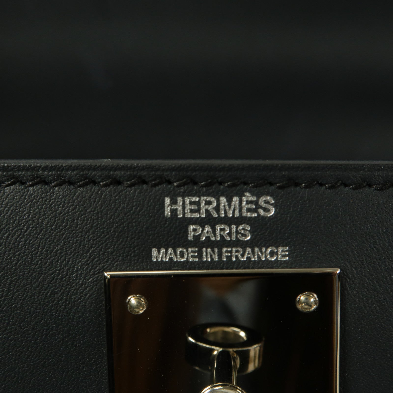 HERMES Sombrero皮革Kelly 28手挽肩背兩用袋Plomb