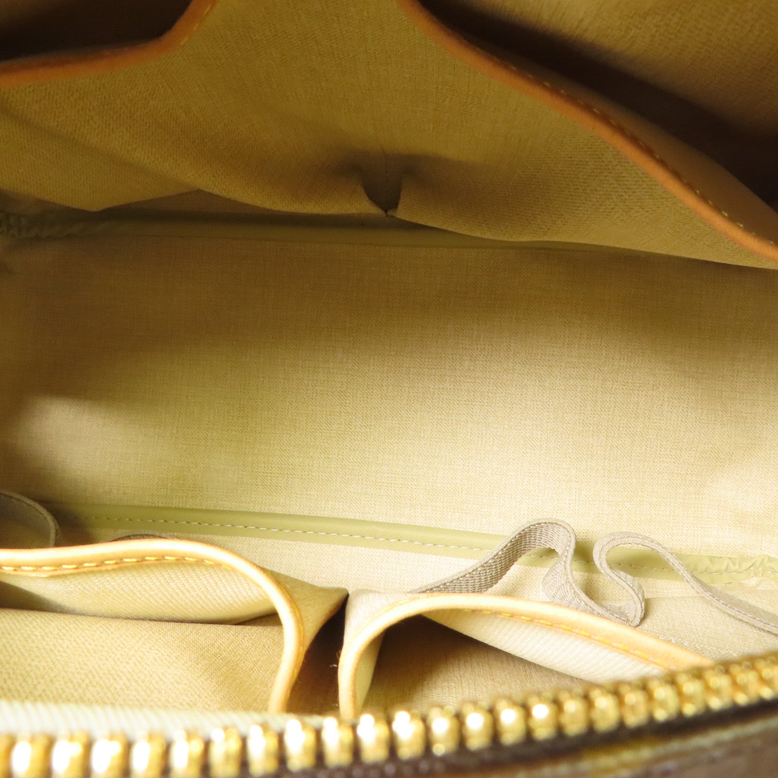 LOUIS VUITTON【激減優惠】 Monogram Deauville金扣手挽袋棕色
