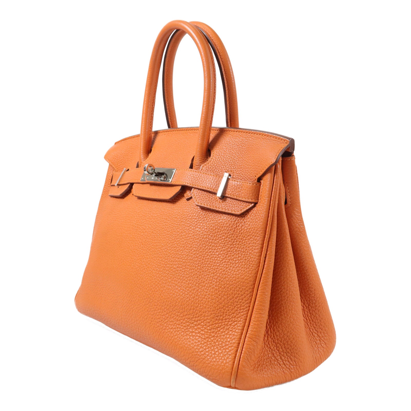 HERMES Togo皮革Birkin 30手挽袋Orange