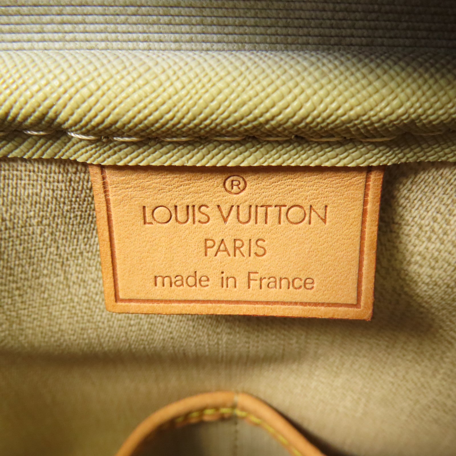LOUIS VUITTON【激減優惠】 Monogram Deauville金扣手挽袋棕色