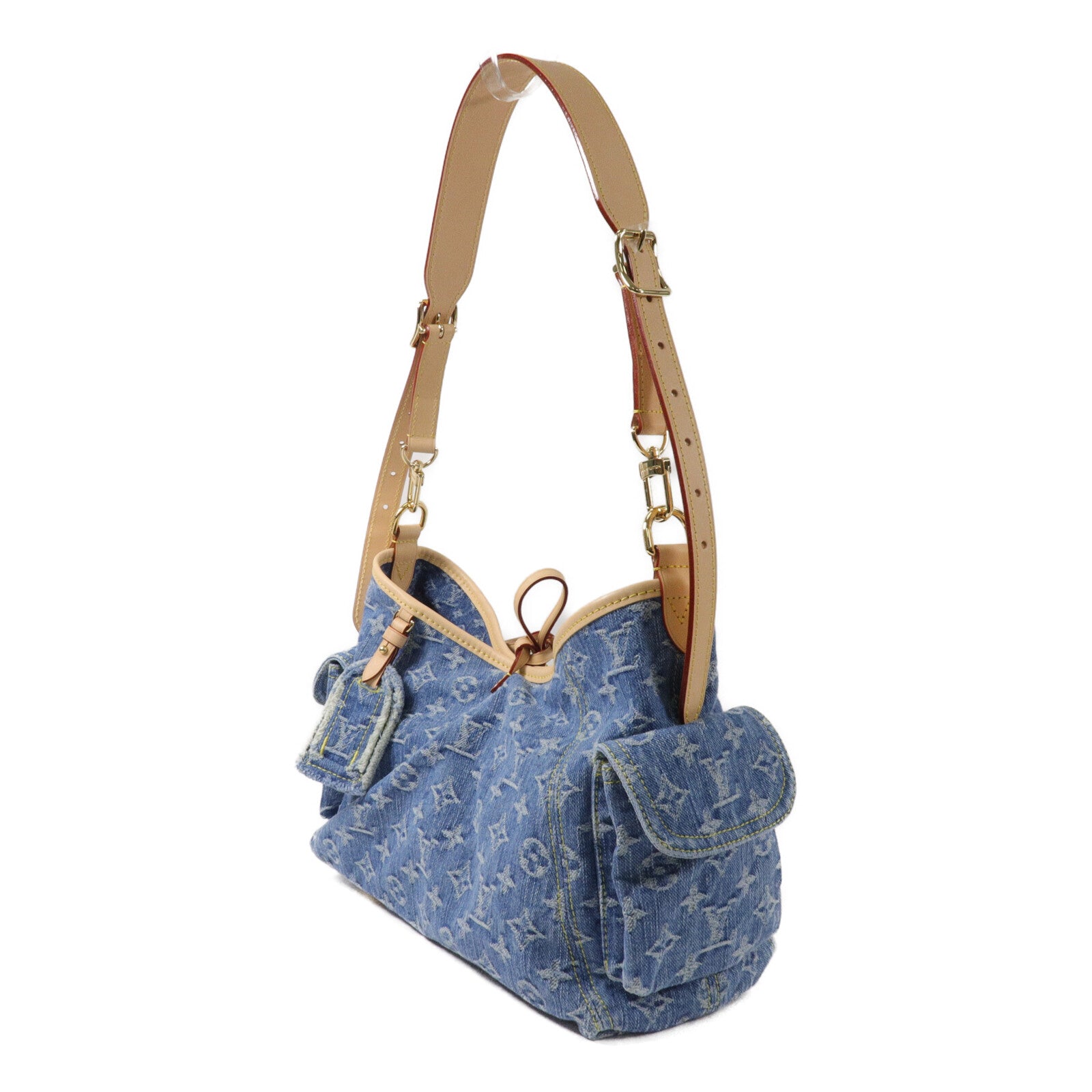 LOUIS VUITTON 牛仔布Carryall Cargo PM肩背袋