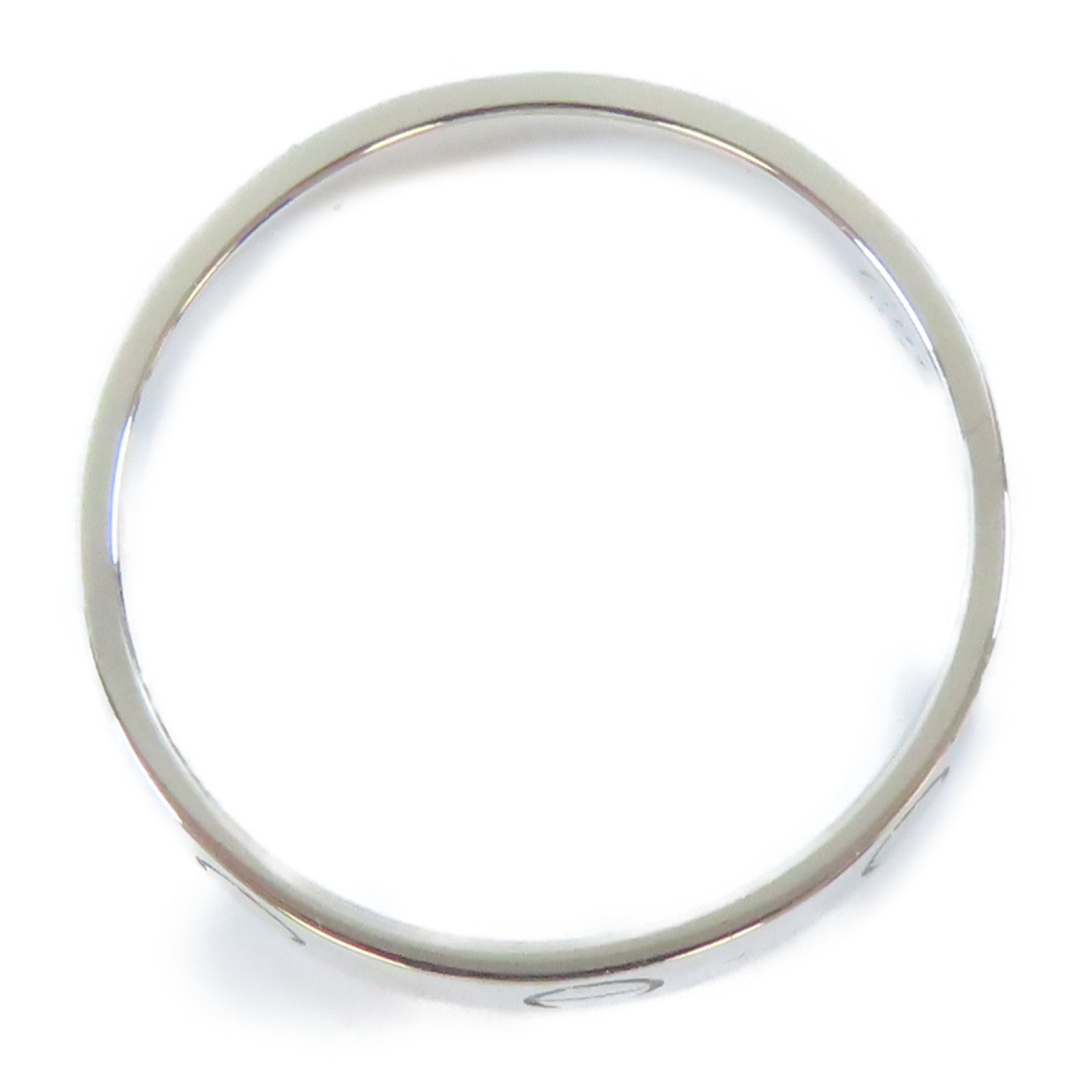 CARTIER 【激減優惠】PT950白金Love Wedding Band Ring戒指Cartier#53/US#6.5