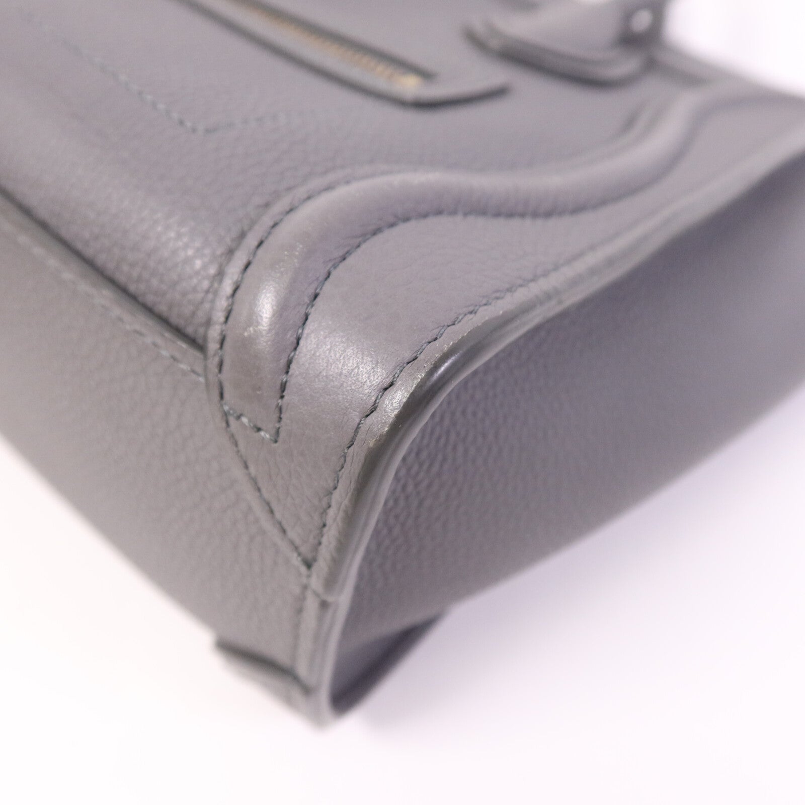 CELINE 牛皮皮革Nano Luggage金扣手挽肩背兩用袋