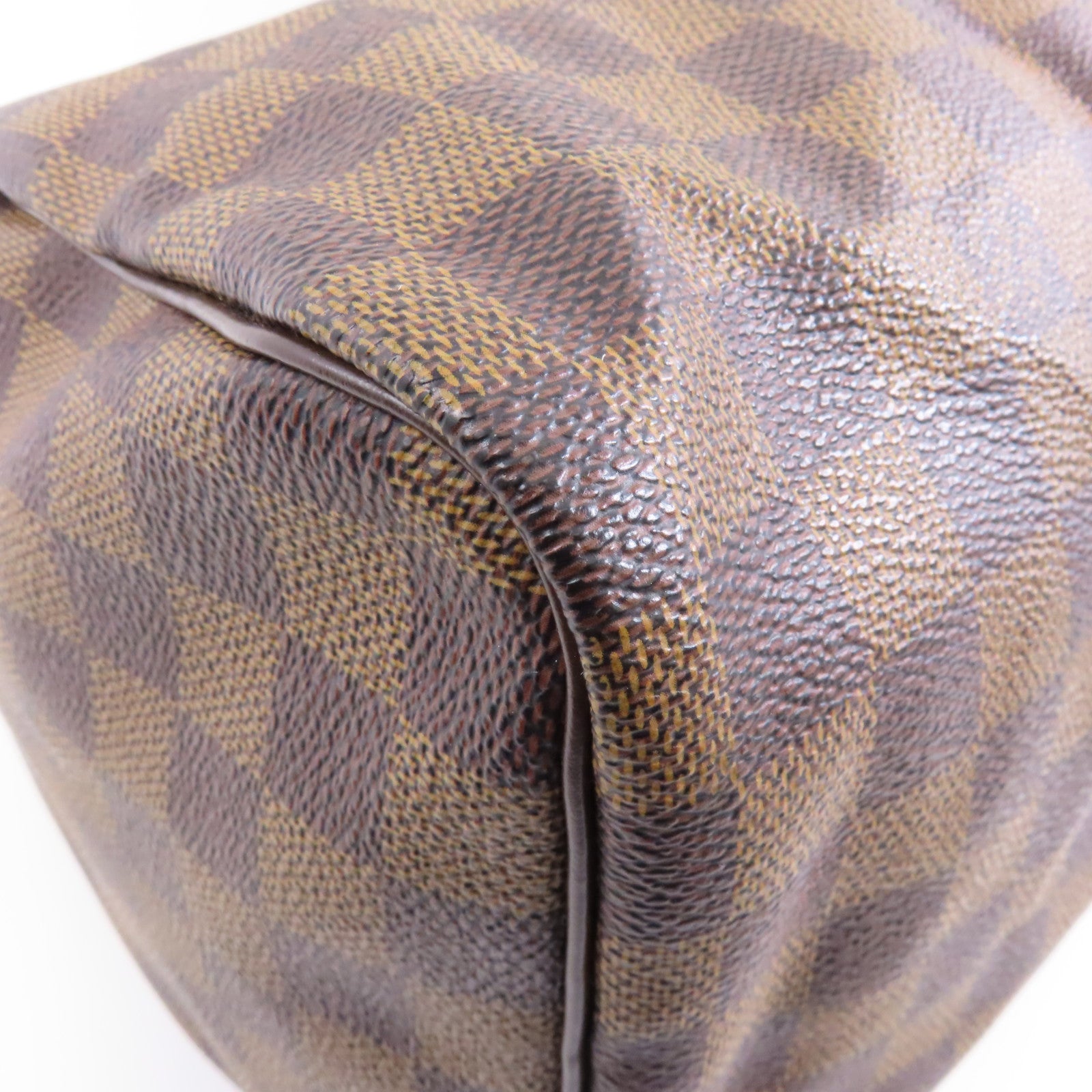 LOUIS VUITTON Damier Speedy 30金扣手挽袋啡色