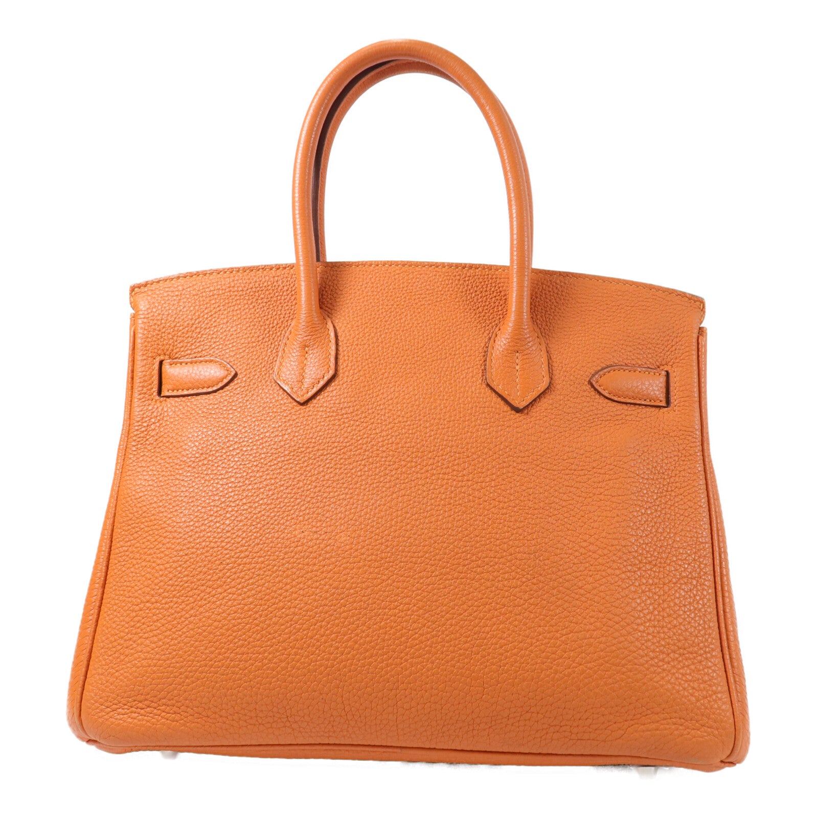 HERMES Togo皮革Birkin 30手挽袋Orange