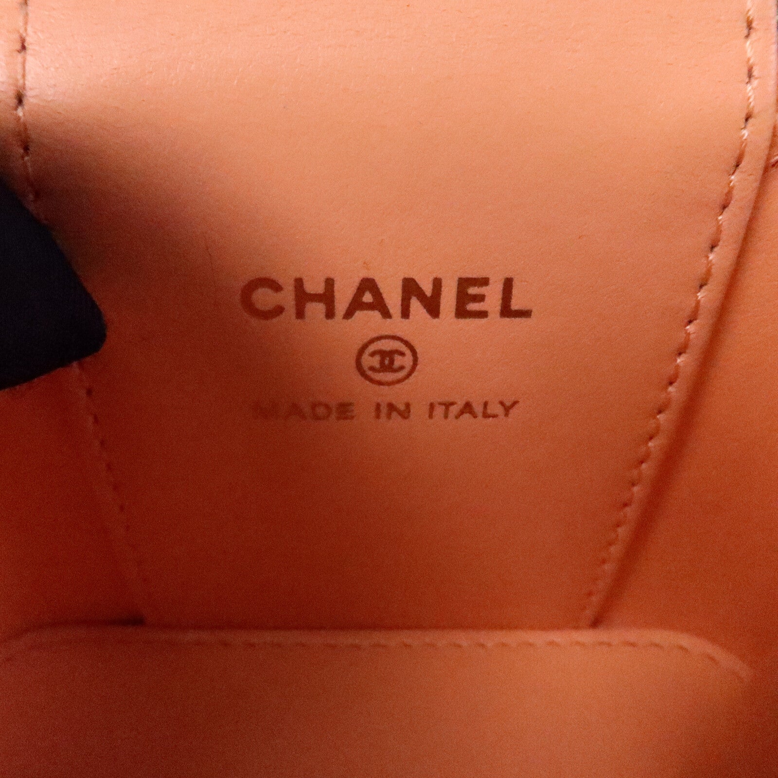 CHANEL 牛皮皮革Vanity肩背袋