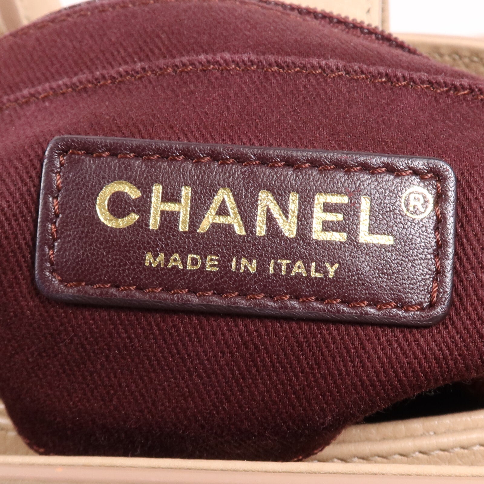 CHANEL 牛皮皮革2 Way Shoulder Bag金扣手挽肩背兩用袋