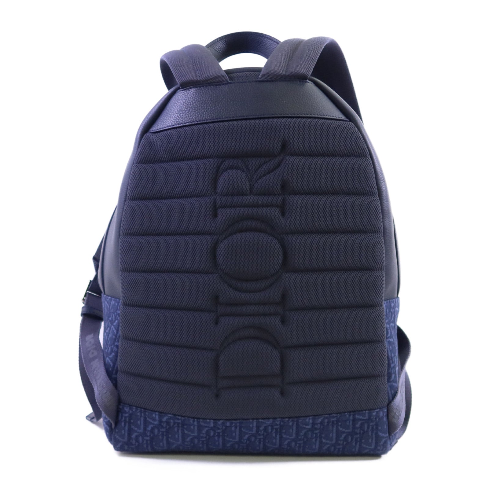 Dior 【激減優惠】Obriqur帆布/牛皮皮革Dior X Kaws Rider 2.0 Zipped Backpack銀扣背包