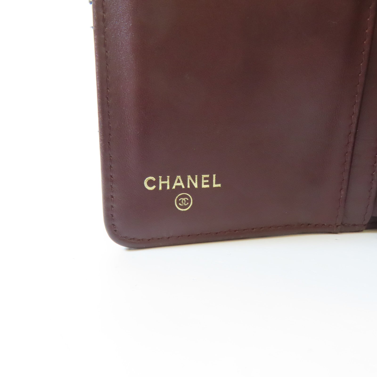 CHANEL 菱格Caviar皮革Long Bifold Wallet金扣長錢包黑色