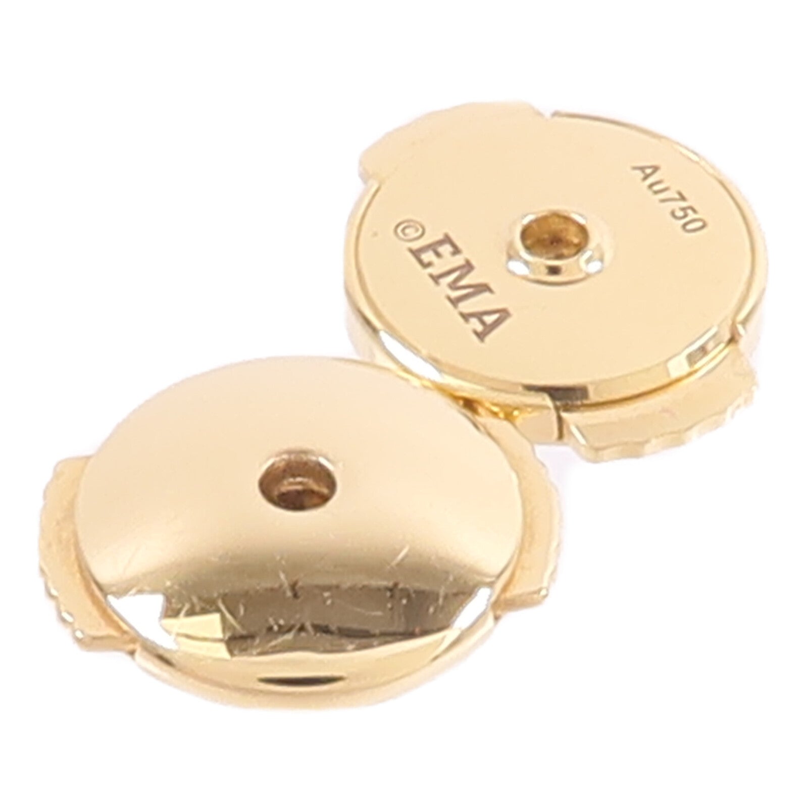 Van Cleef & Arpels 18K黃金Sweet Alhambra Earstuds縞瑪瑙耳環