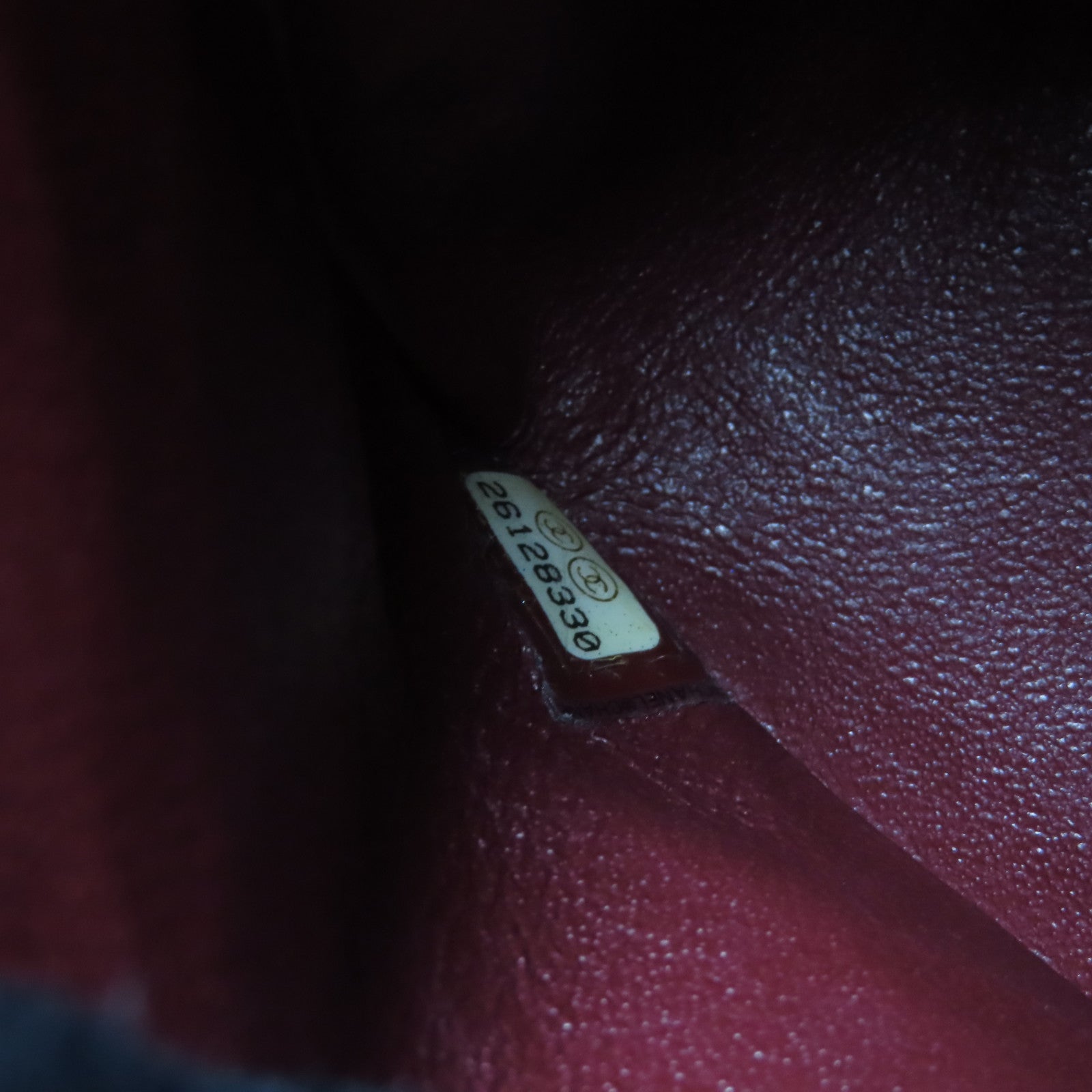 CHANEL 菱格羊毛Chain Shoulder金扣鏈帶肩背袋黑色
