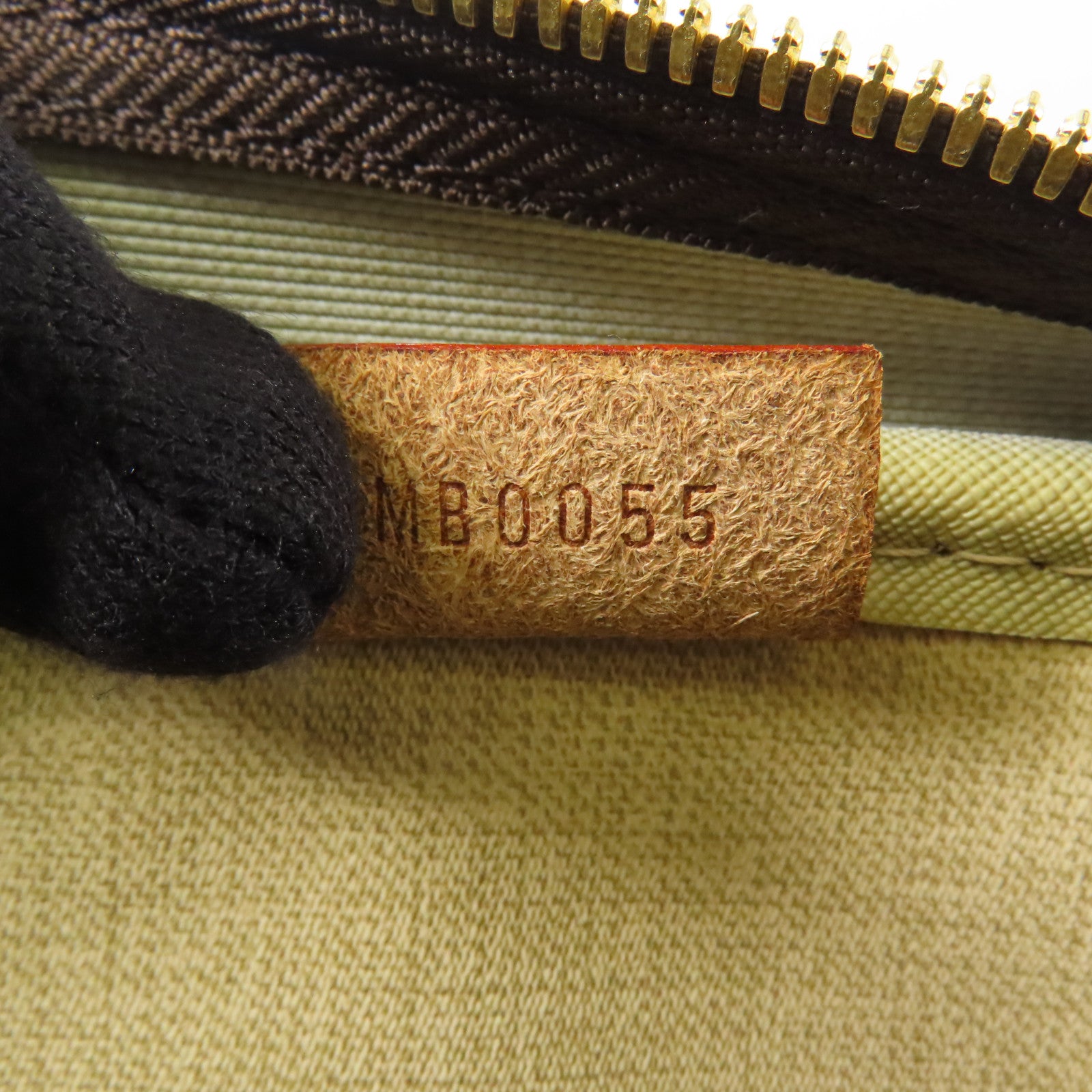 LOUIS VUITTON【激減優惠】 Monogram Deauville金扣手挽袋棕色