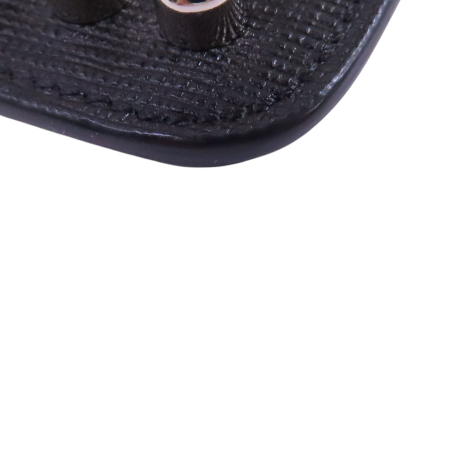 FENDI 塗層皮革Studded Karlito Clutch Pouch銀扣手拿包